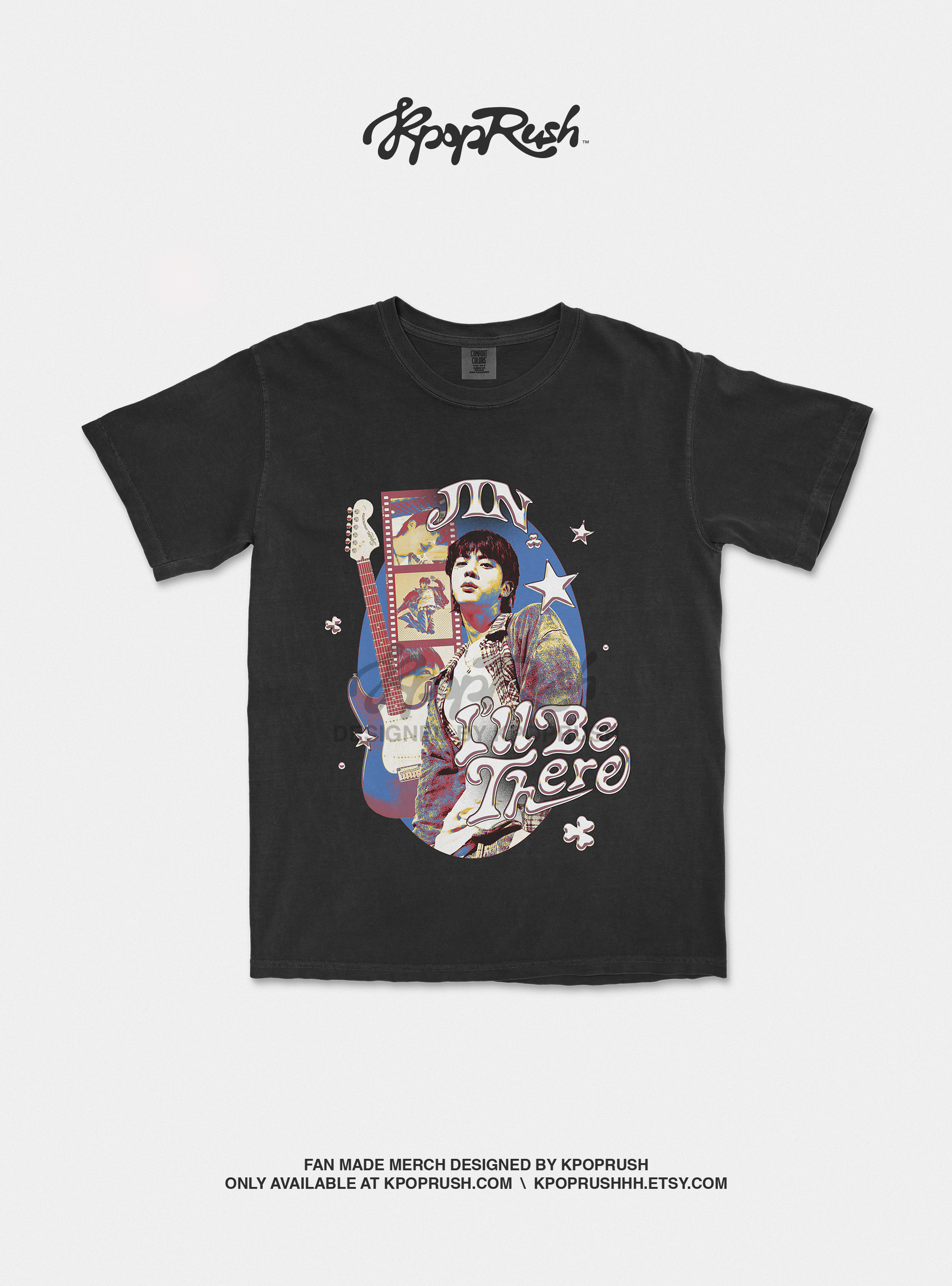 JIN 'Ill Be There' Solo Debut Graphic T Shirt