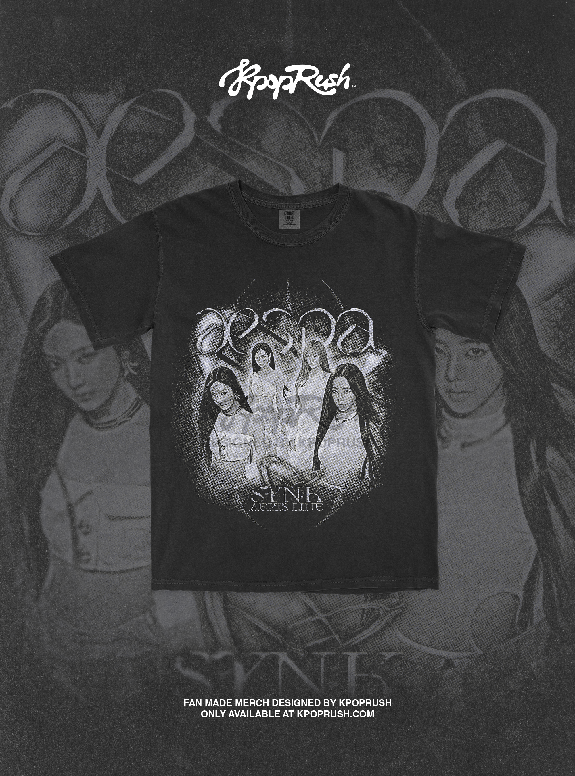 Aespa 'Synk Aexis Line' T Shirt – Kpop Rush