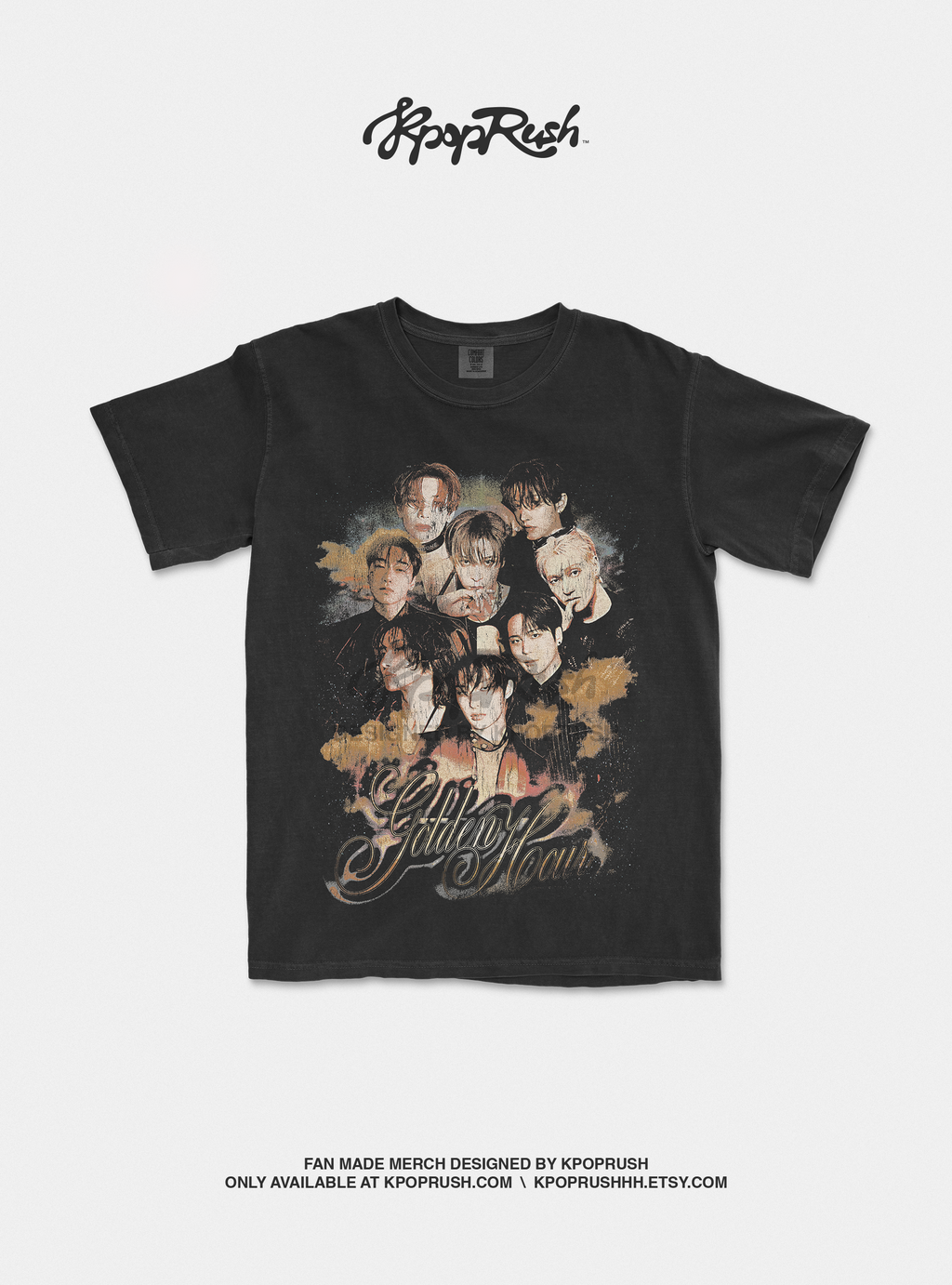 ATEEZ 'Golden Hour' T Shirt