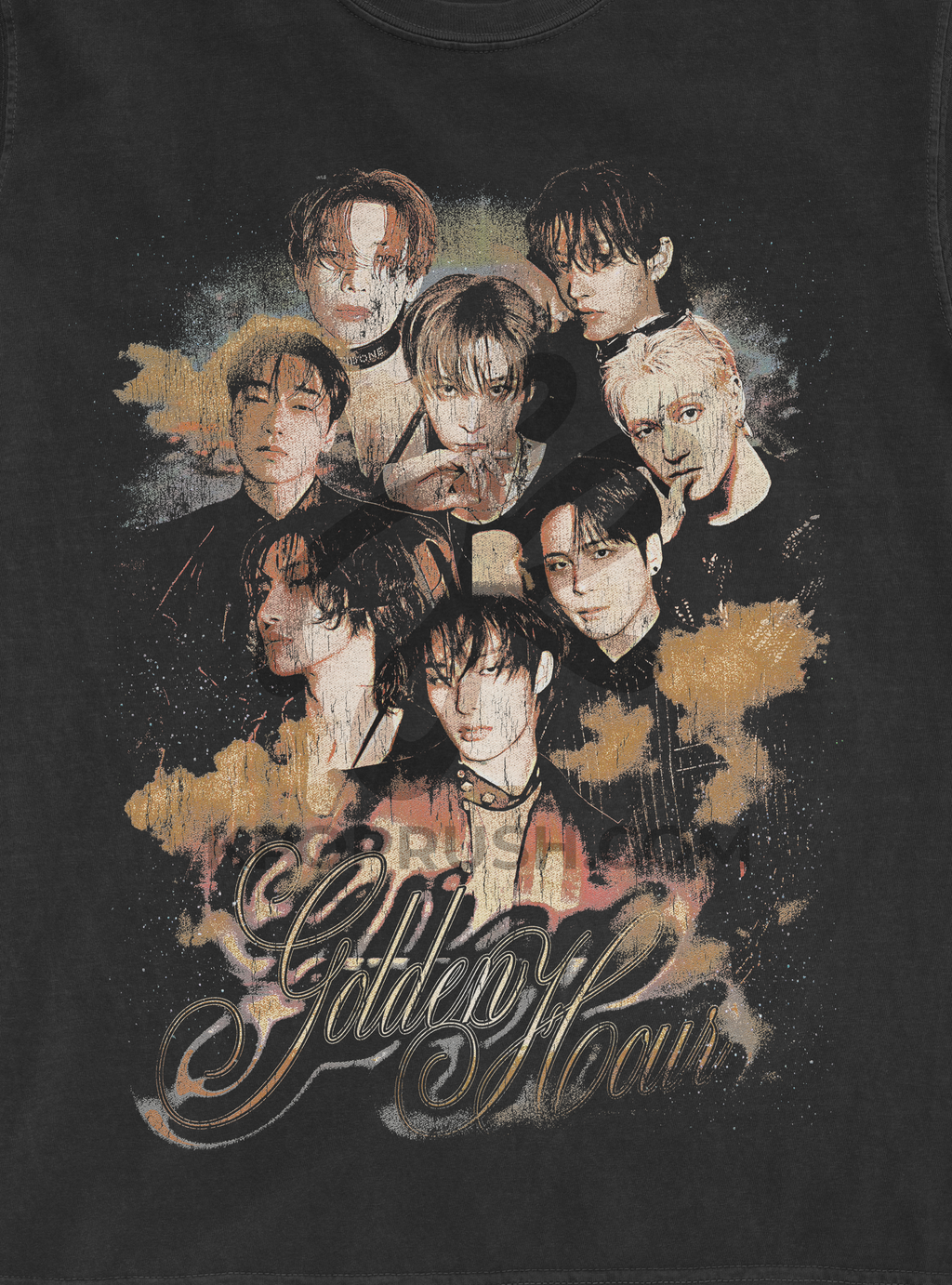 ATEEZ 'Golden Hour' T Shirt