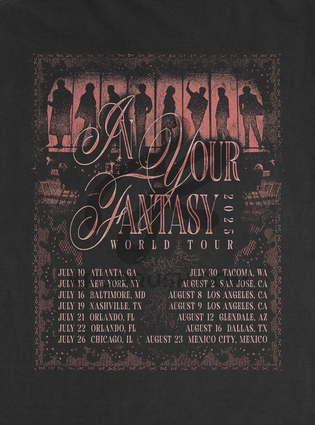 ATEEZ 'In Your Fantasy' 2025 World Tour T Shirt