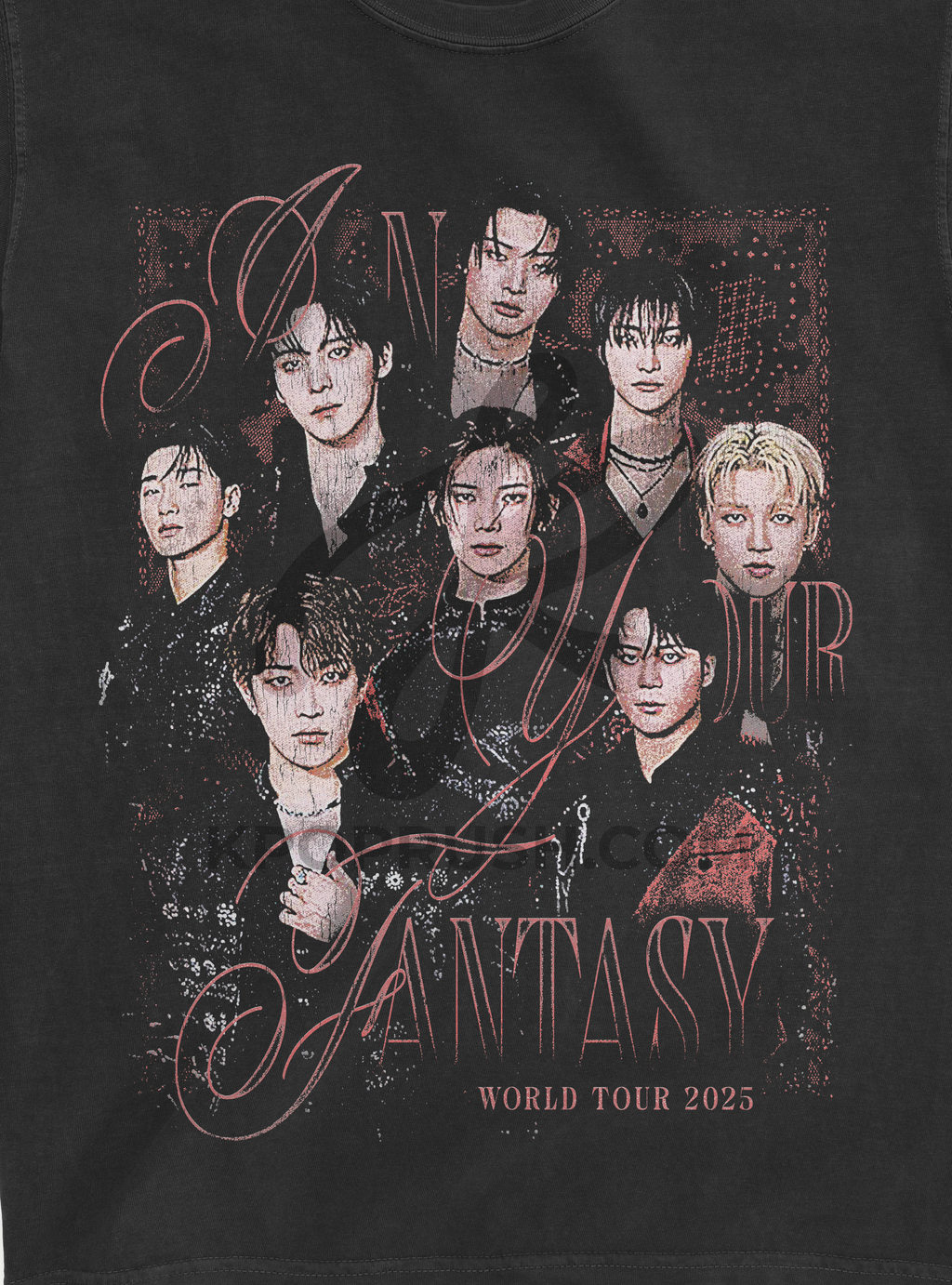ATEEZ 'In Your Fantasy' 2025 World Tour T Shirt