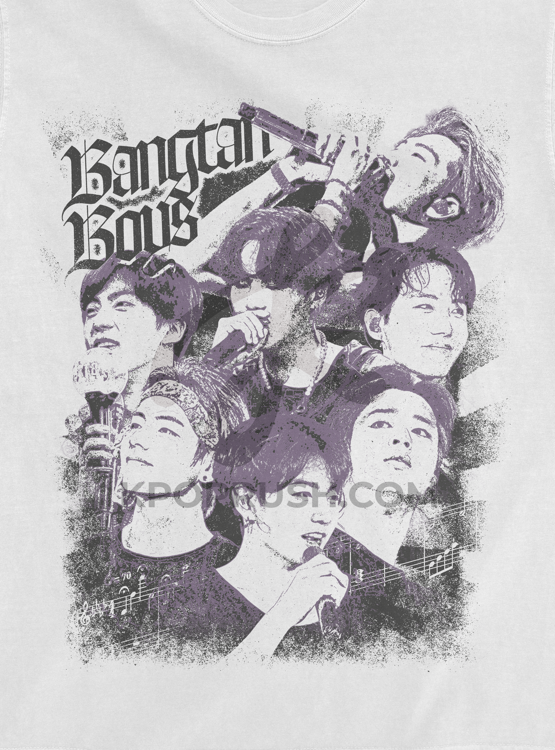 BTS Bangtan Boys Vintage Graphic T Shirt