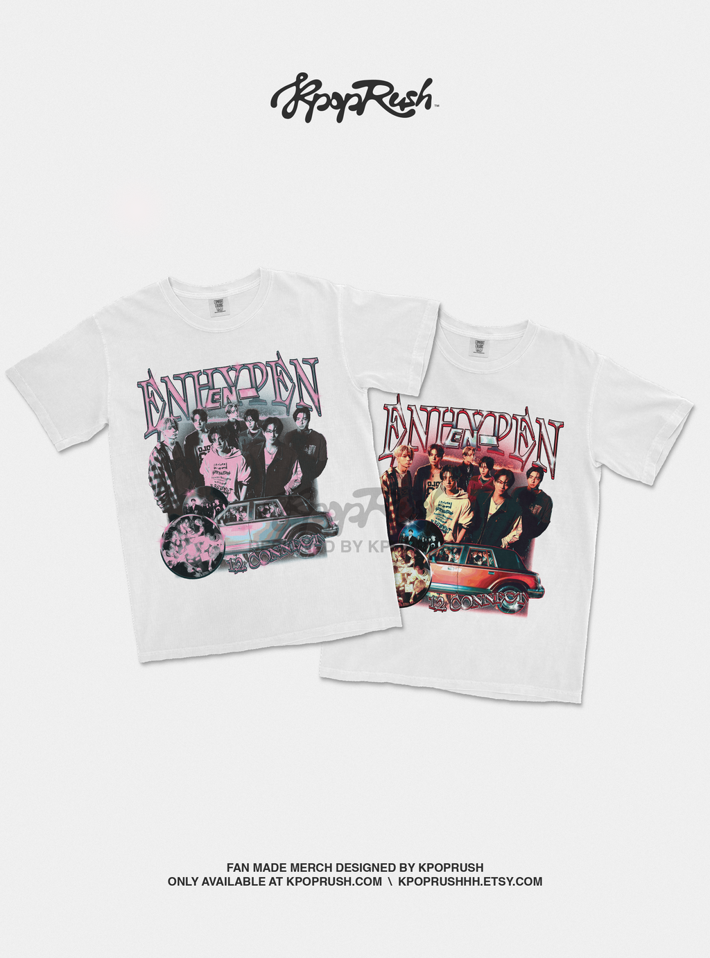 ENHYPEN 90s Vintage Bootleg Graphic T Shirt
