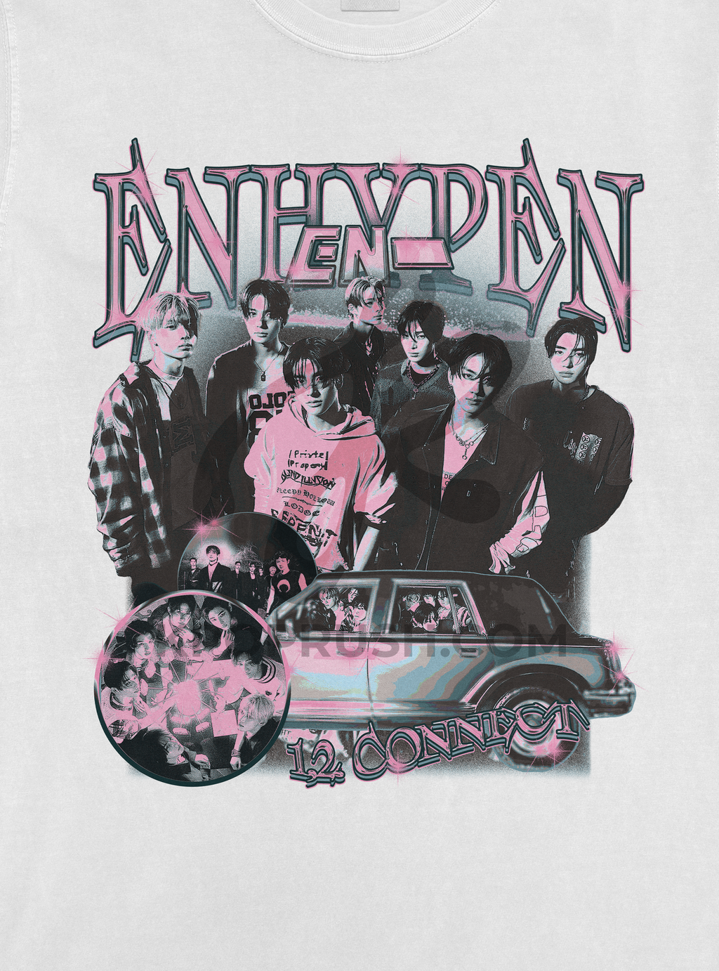 ENHYPEN 90s Vintage Bootleg Graphic T Shirt