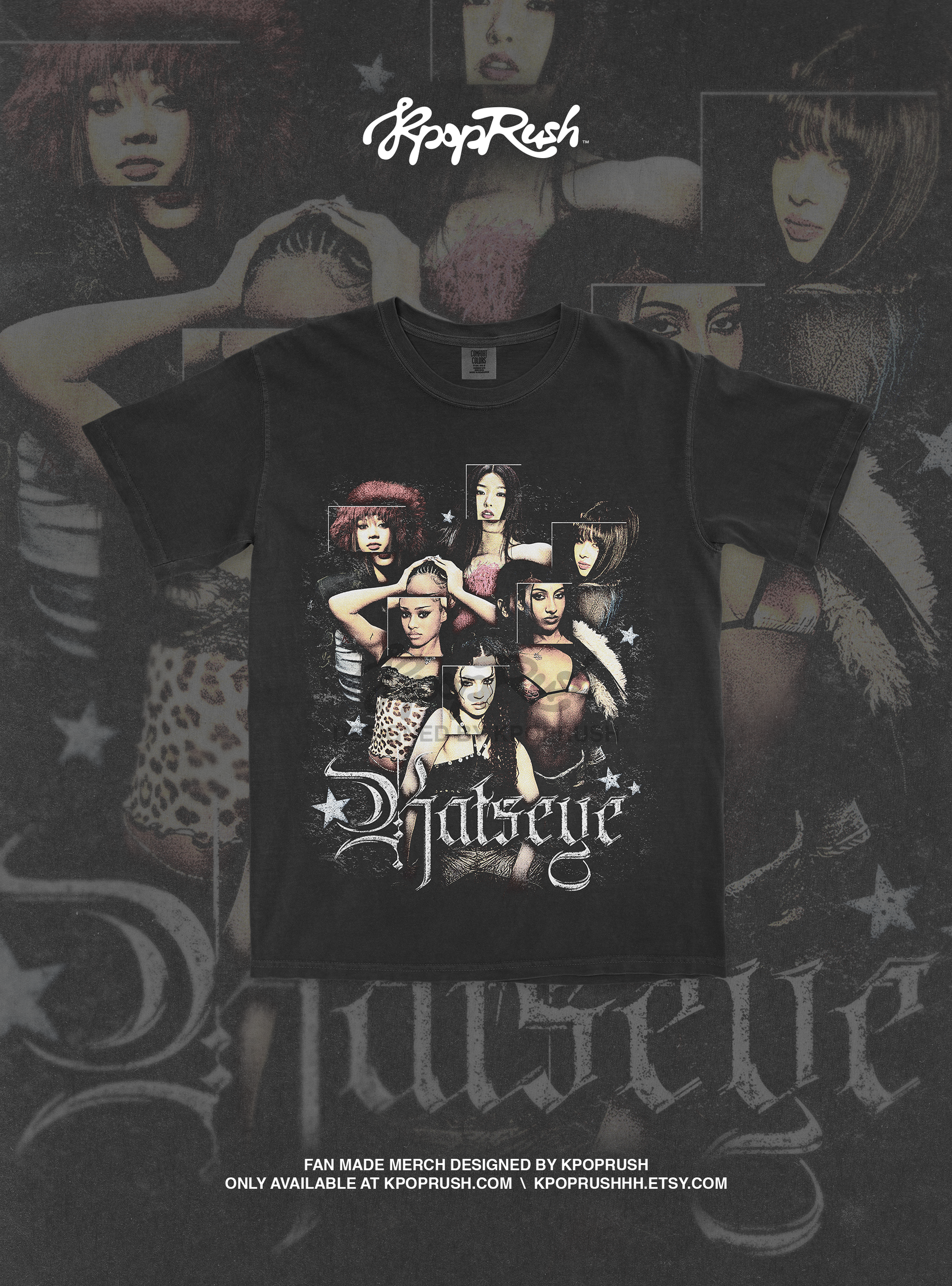 KATSEYE 'Gnarly' Vintage Bootleg T Shirt