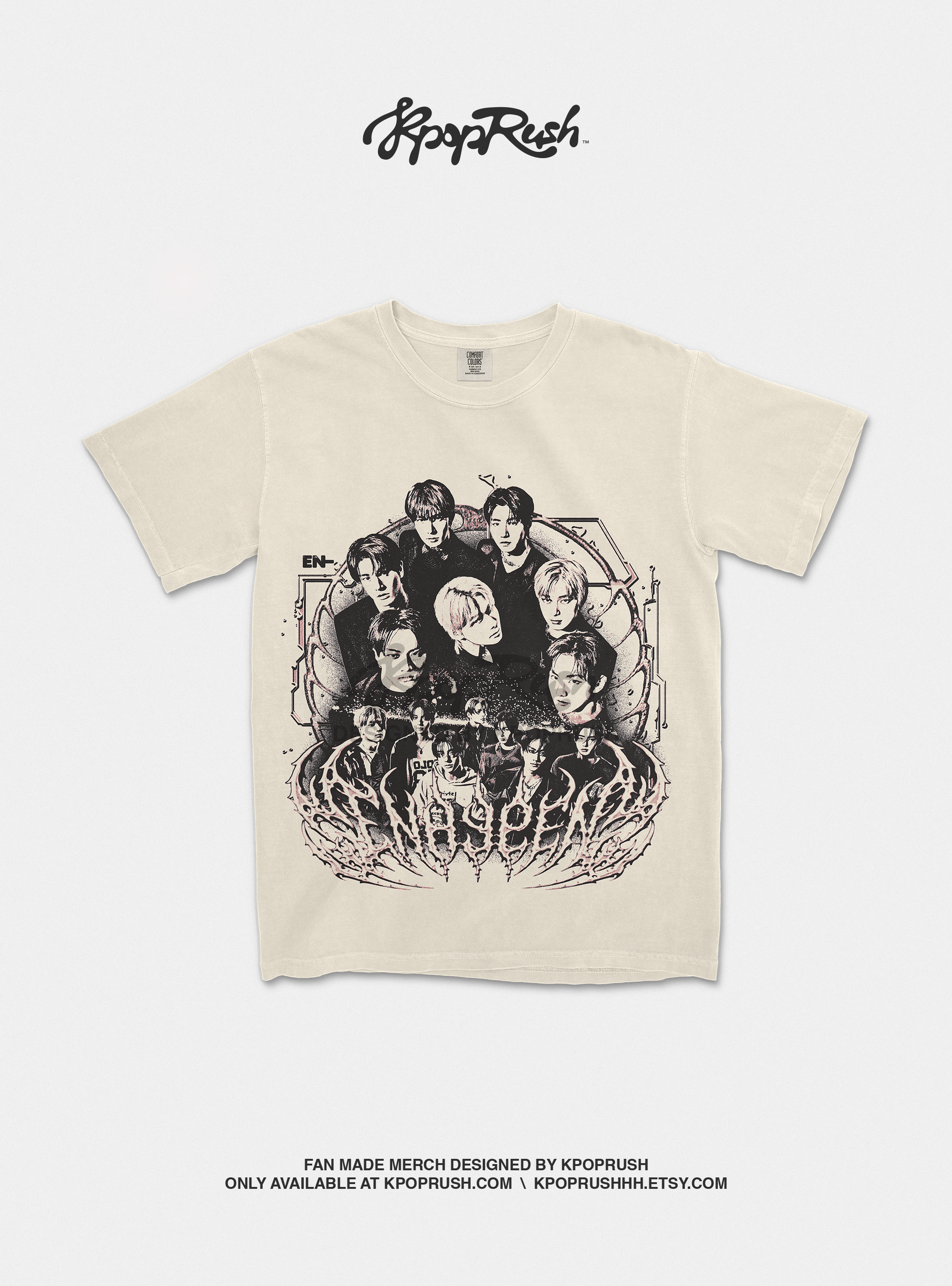 ENHYPEN Neo Tribal Graphic T Shirt