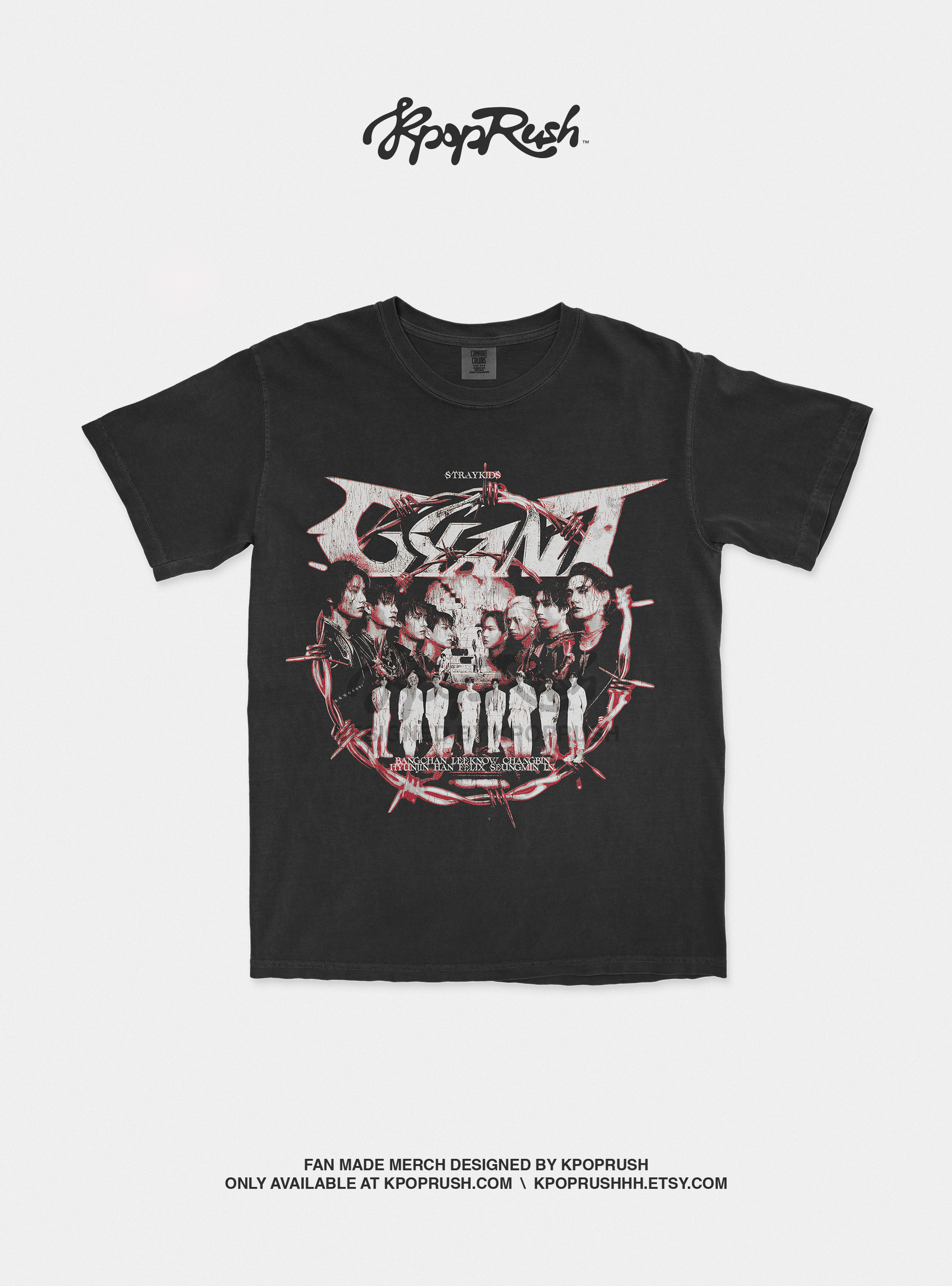 STRAY KIDS Giant Graphic T Shirt