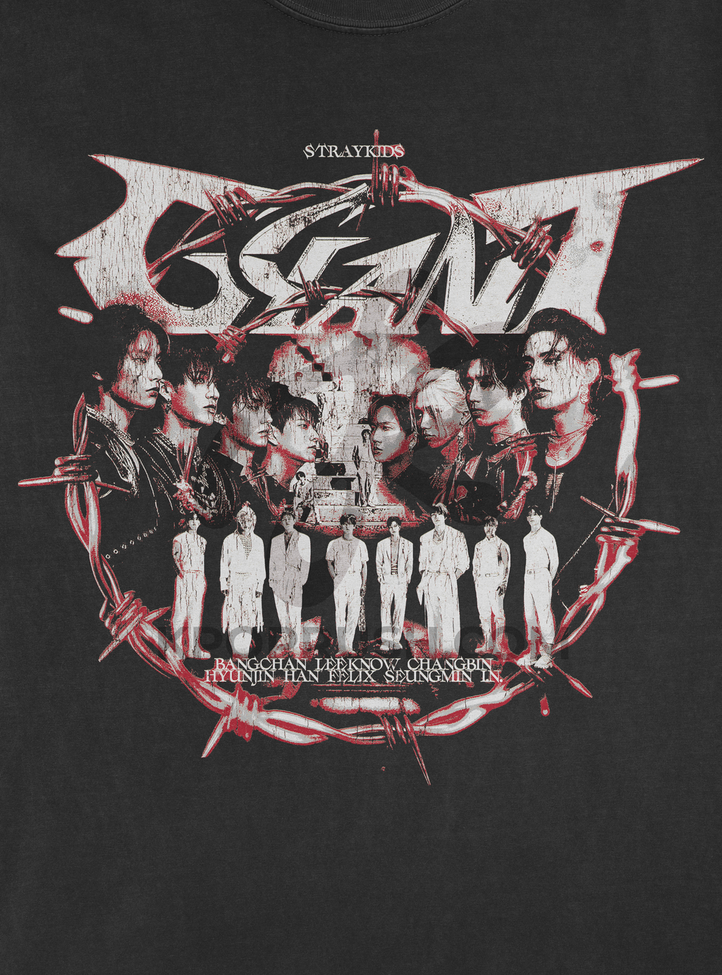 STRAY KIDS Giant Graphic T Shirt