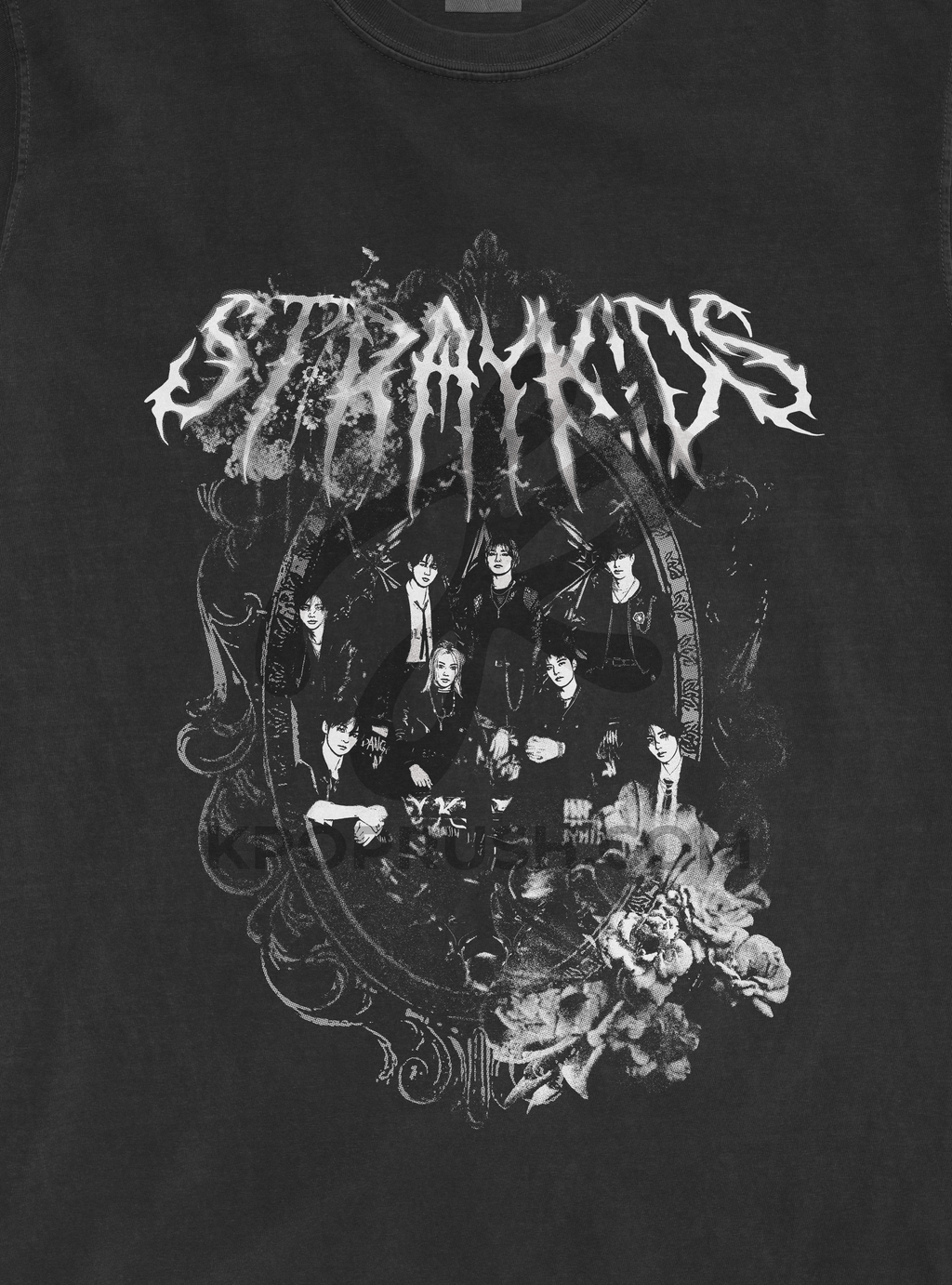 STRAY KIDS Gothic Grunge Graphic T-Shirt