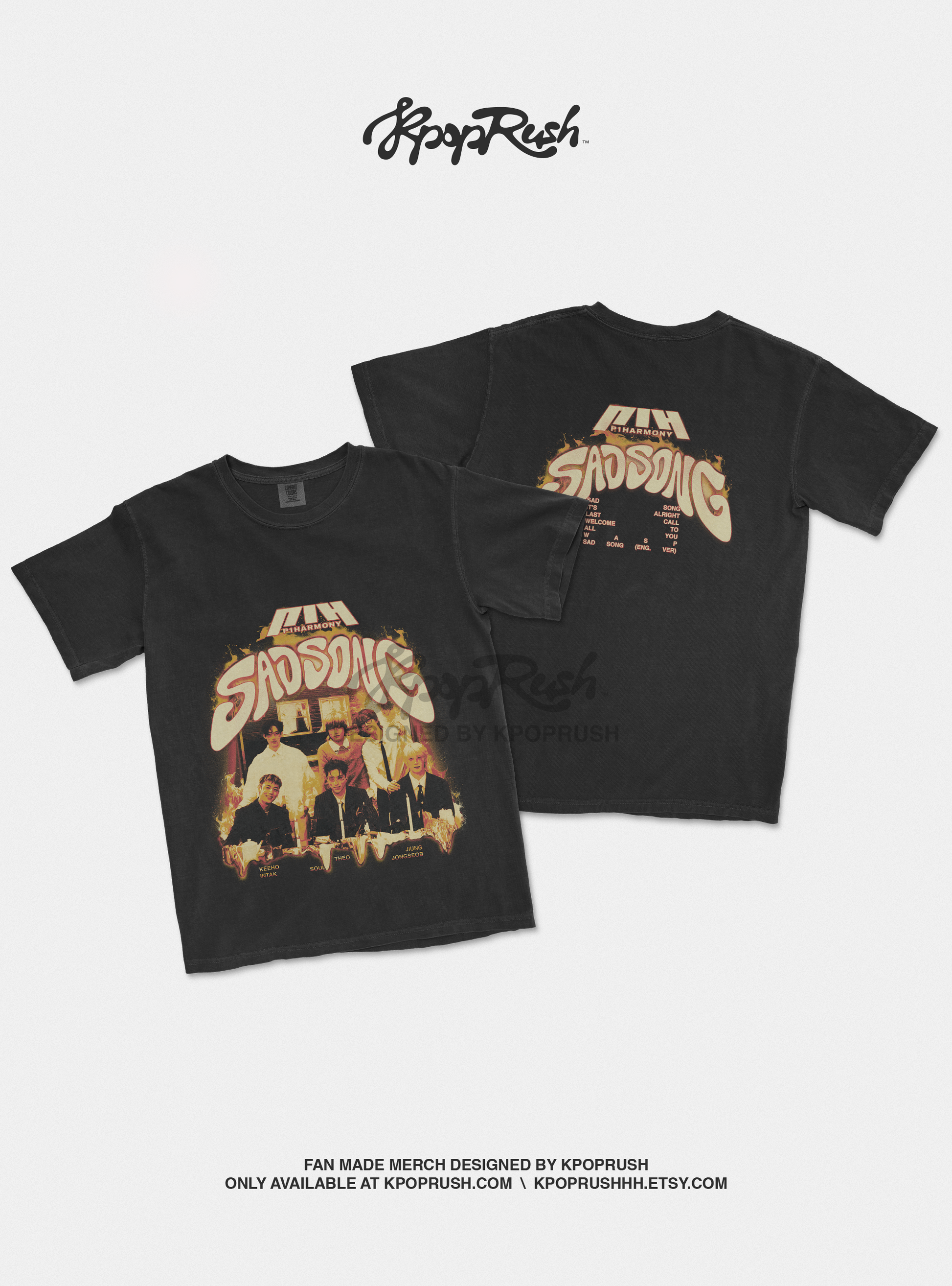 P1HARMONY 'Sad Song' Graphic T Shirt