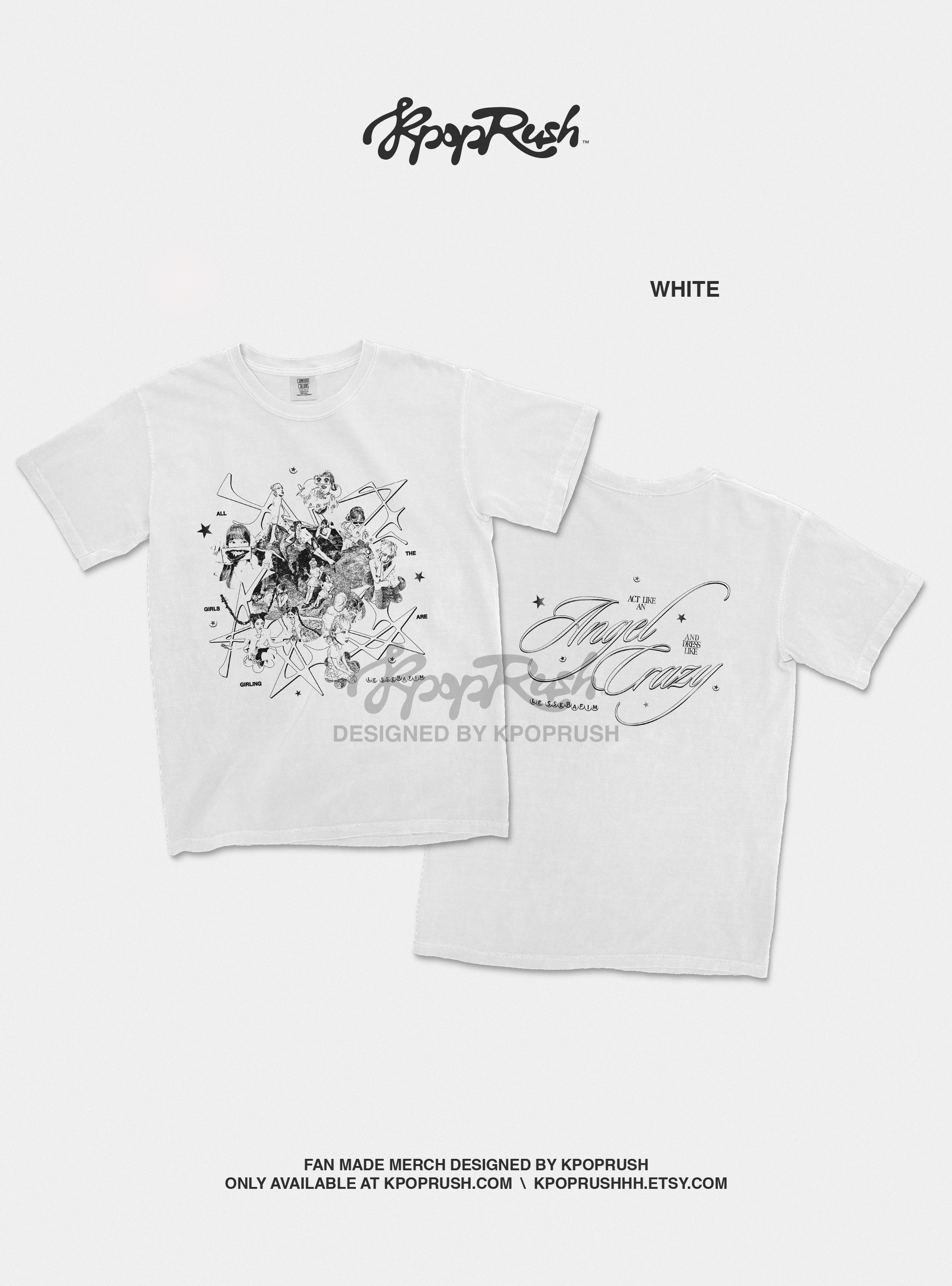 LE SSERAFIM  'Crazy' T Shirt