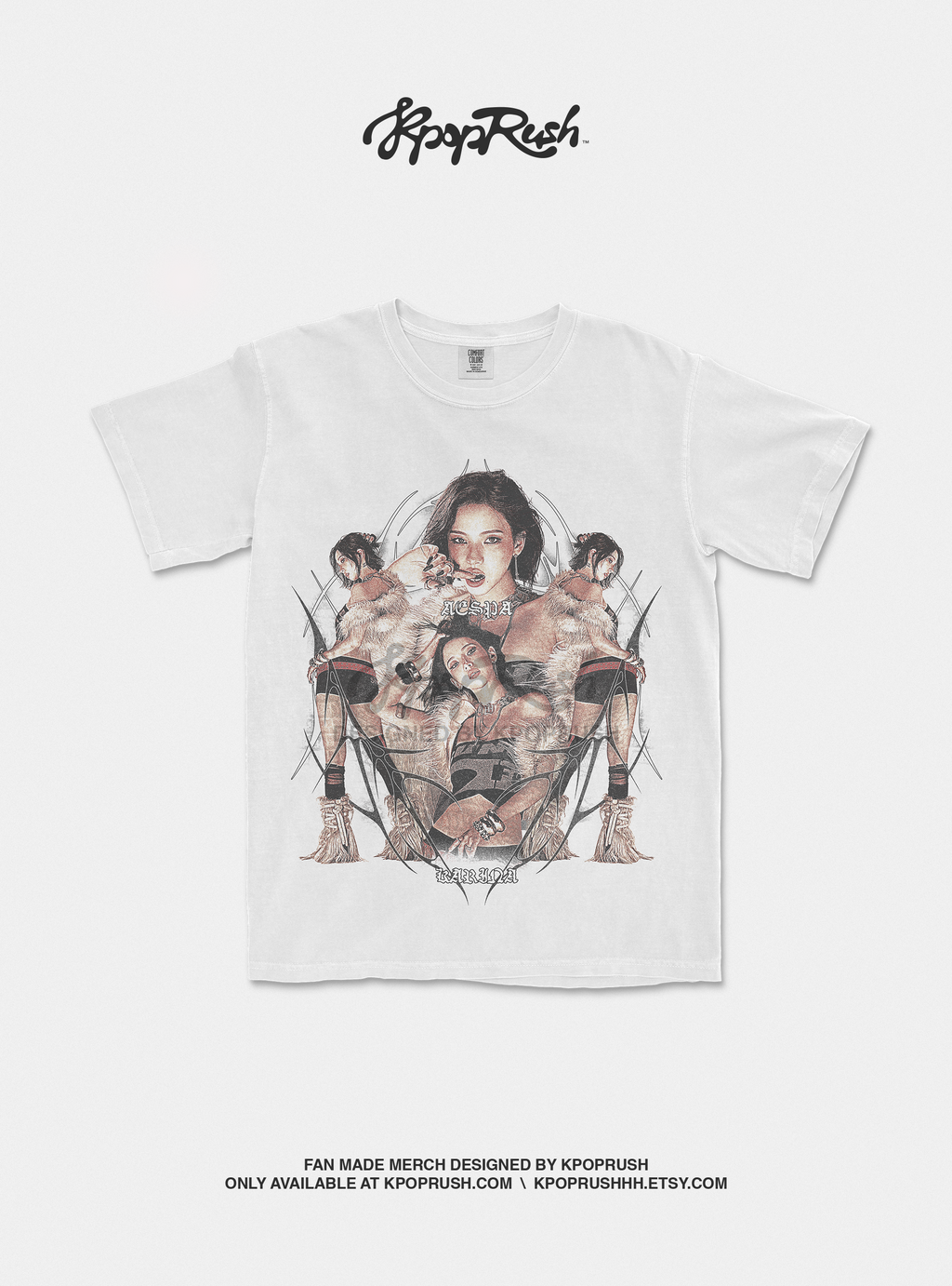 Aespa Karina 'Dirty Work' T Shirt