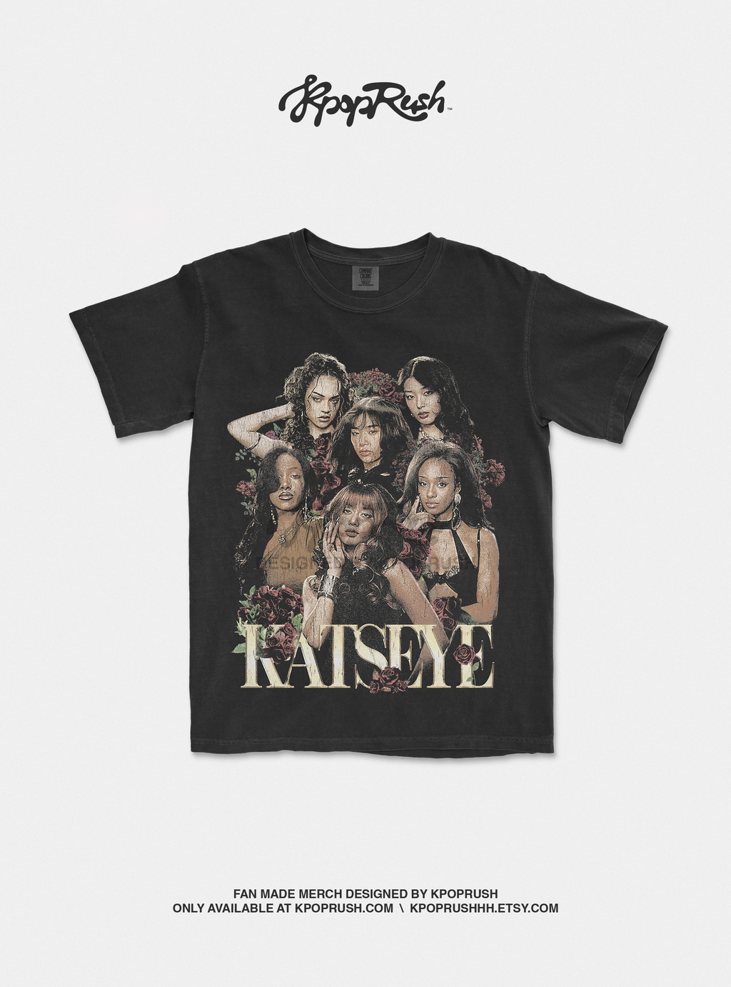 KATSEYE 'Gabriela' Vintage T Shirt
