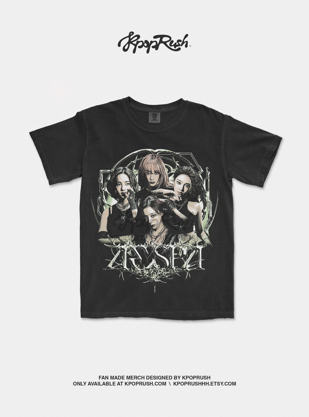 Aespa 'Dirty Work' T Shirt – Kpop Rush Aespa 'Dirty Work' T Shirt – Kpop Rush