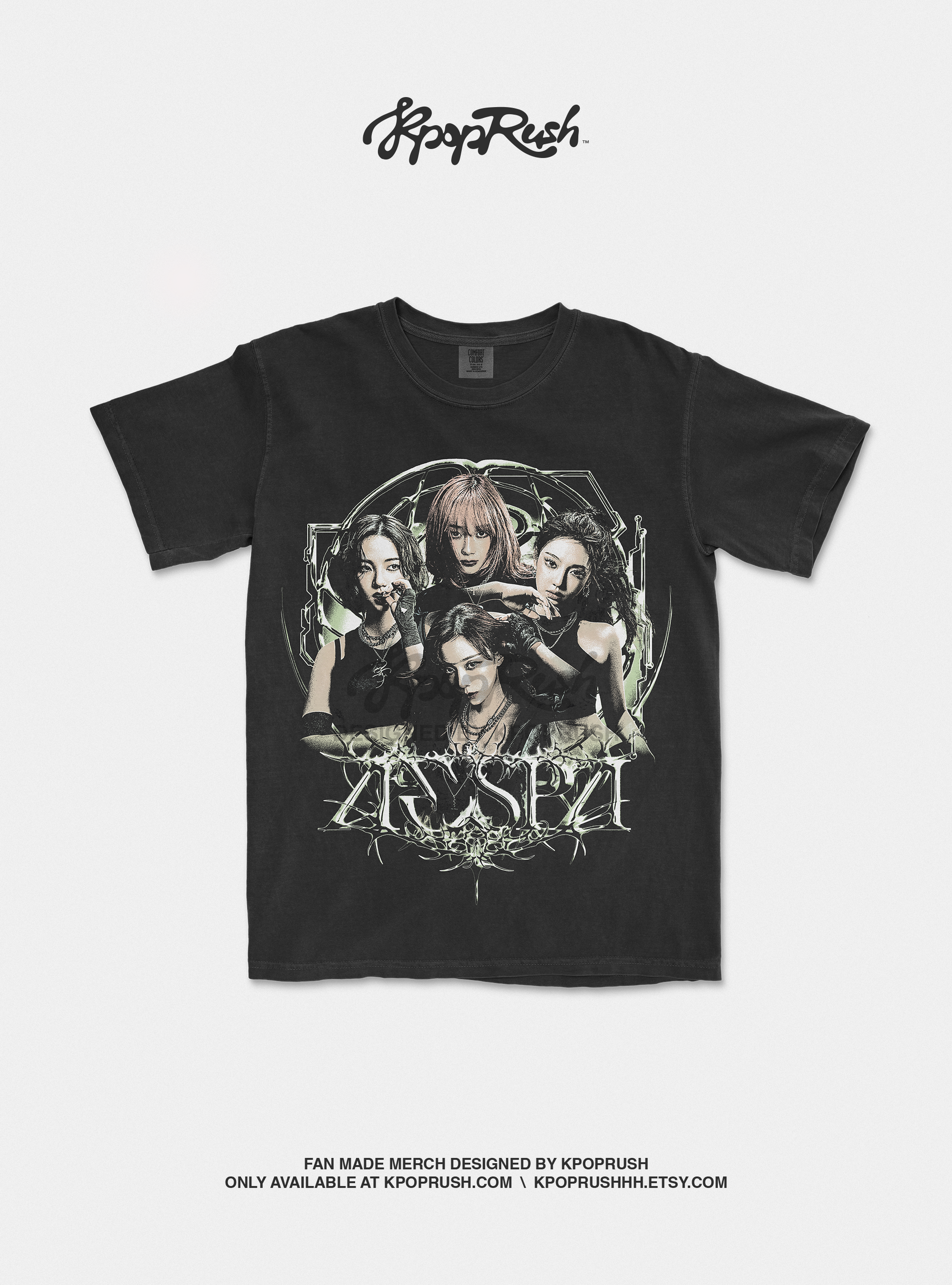 Aespa 'Dirty Work' T Shirt – Kpop Rush Aespa 'Dirty Work' T Shirt – Kpop Rush