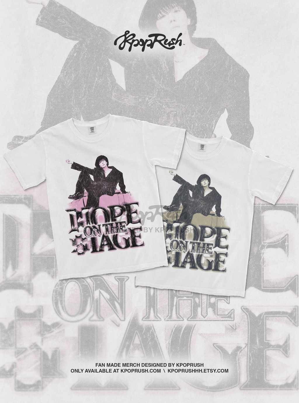 BTS J HOPE 'Hope On The Stage' Graphic T Shirt