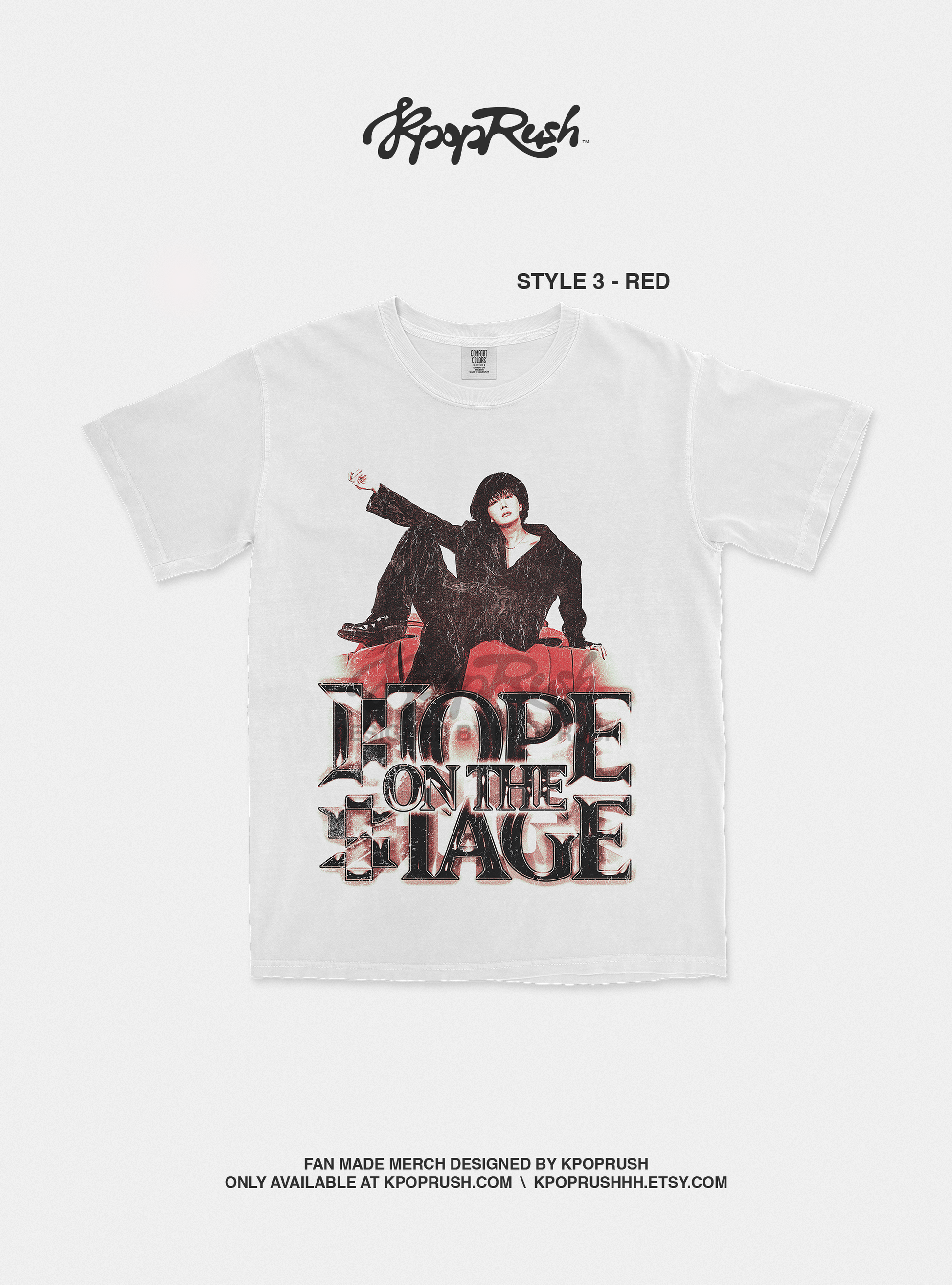 BTS J HOPE 'Hope On The Stage' Graphic T Shirt