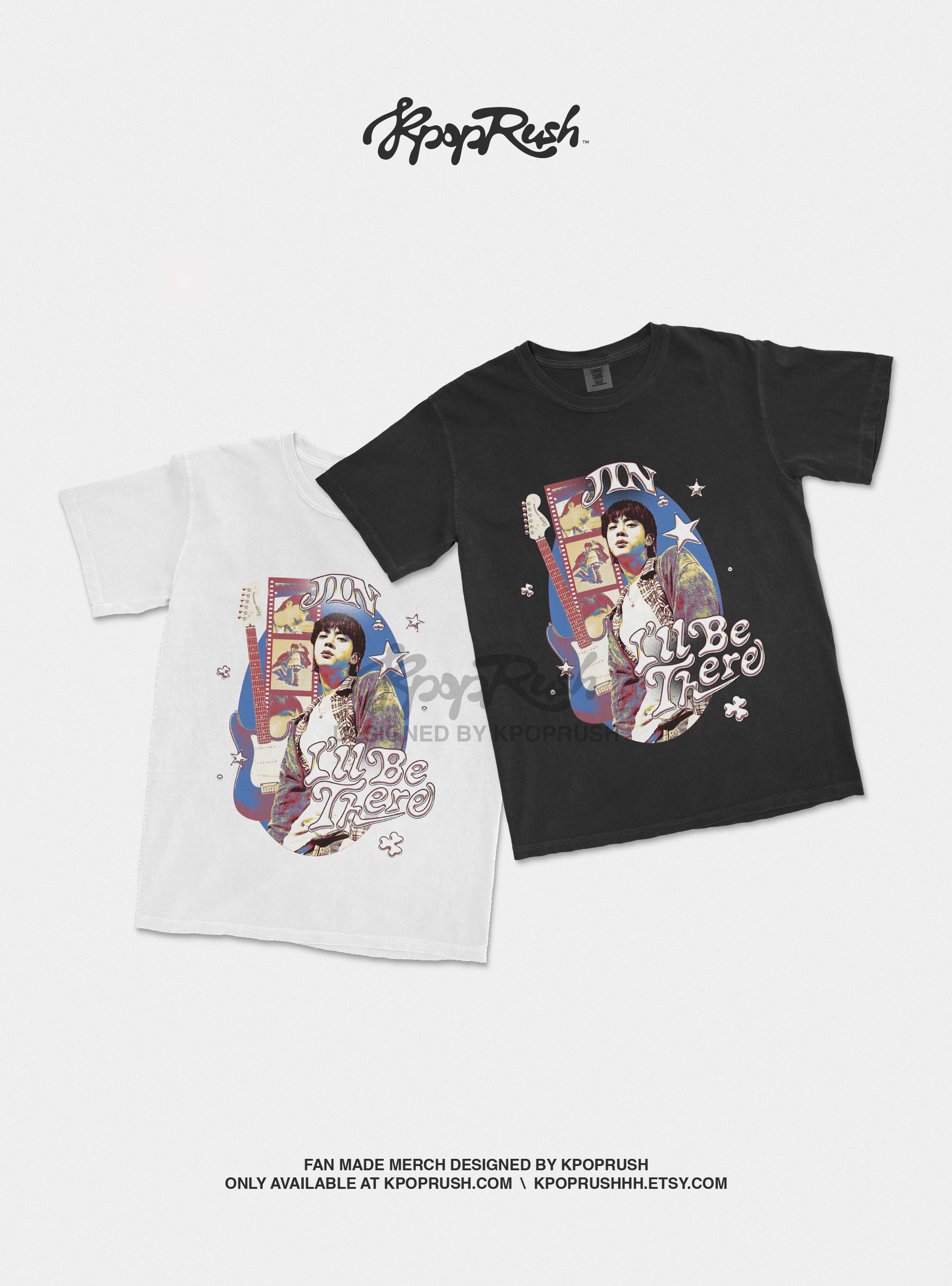 JIN 'Ill Be There' Solo Debut Graphic T Shirt