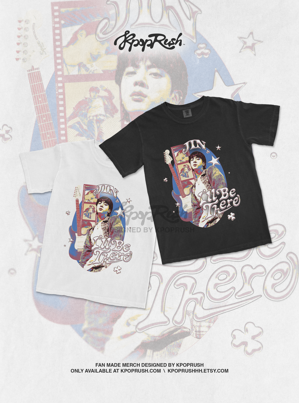 JIN 'Ill Be There' Solo Debut Graphic T Shirt
