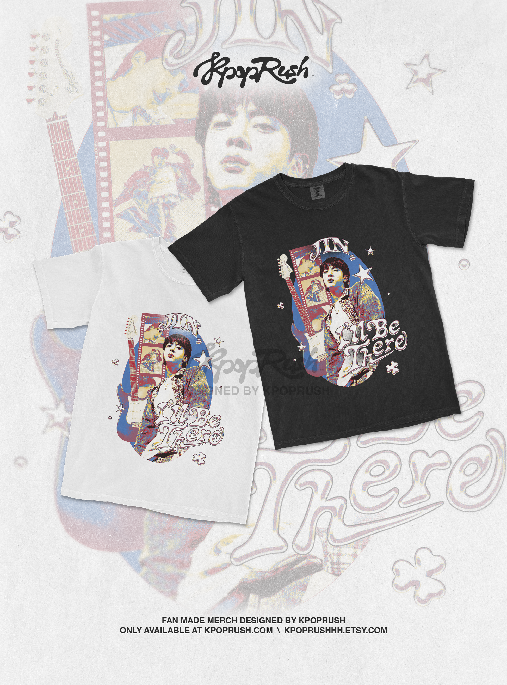 JIN 'Ill Be There' Solo Debut Graphic T Shirt