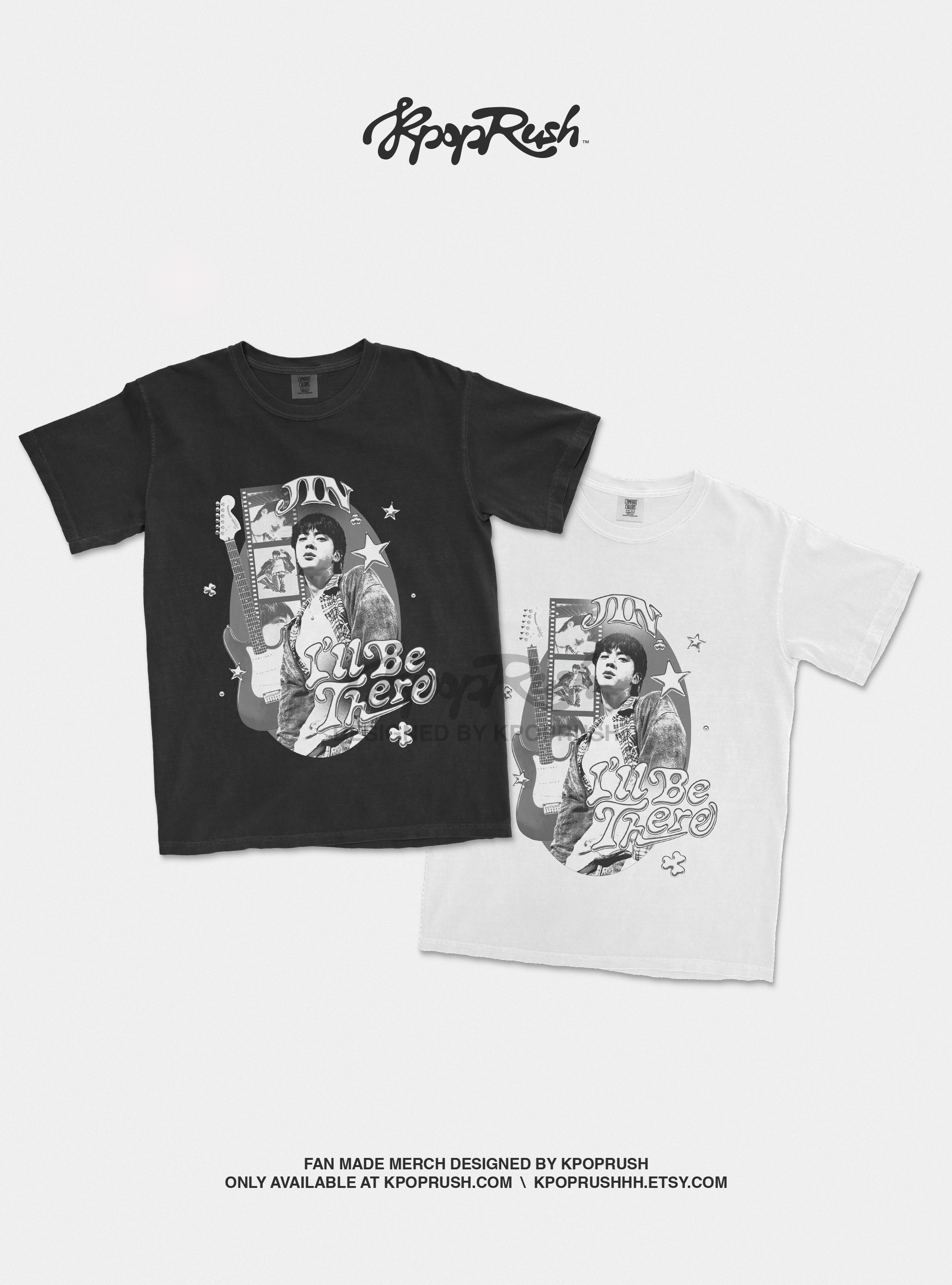 JIN 'Ill Be There' Solo Debut Graphic T Shirt