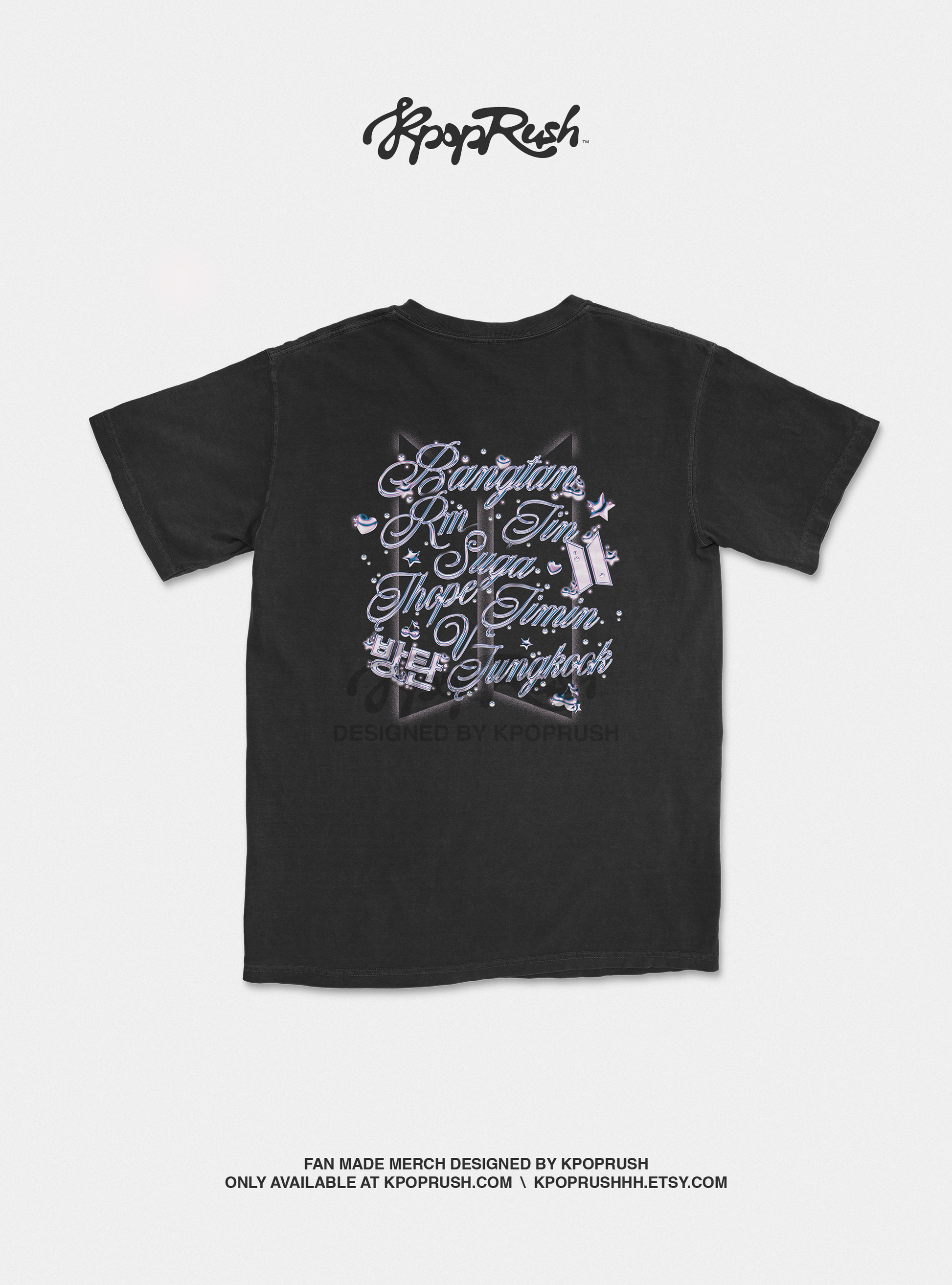BTS OT7 Borahae Graphic T Shirt
