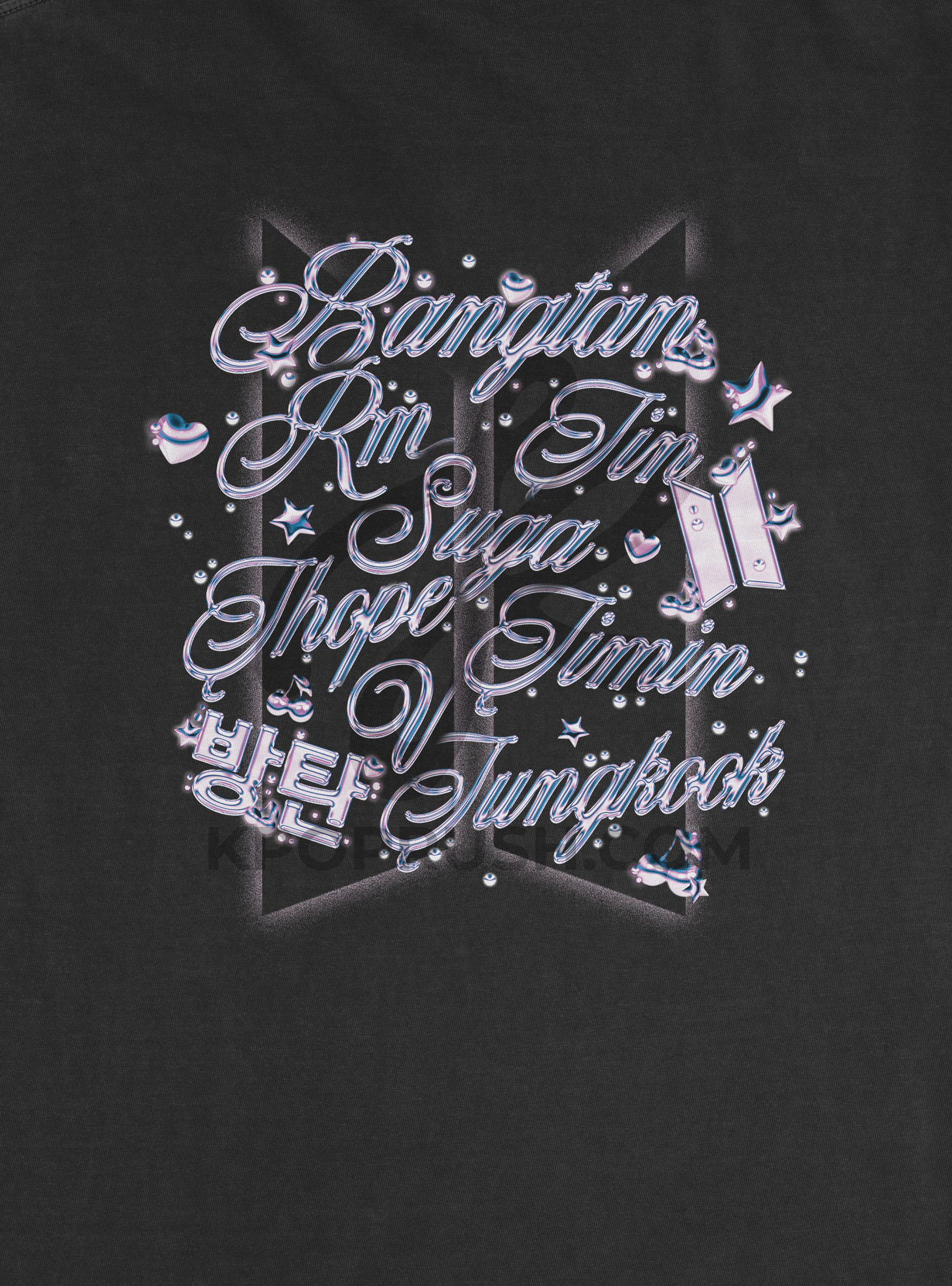 BTS OT7 Borahae Graphic T Shirt