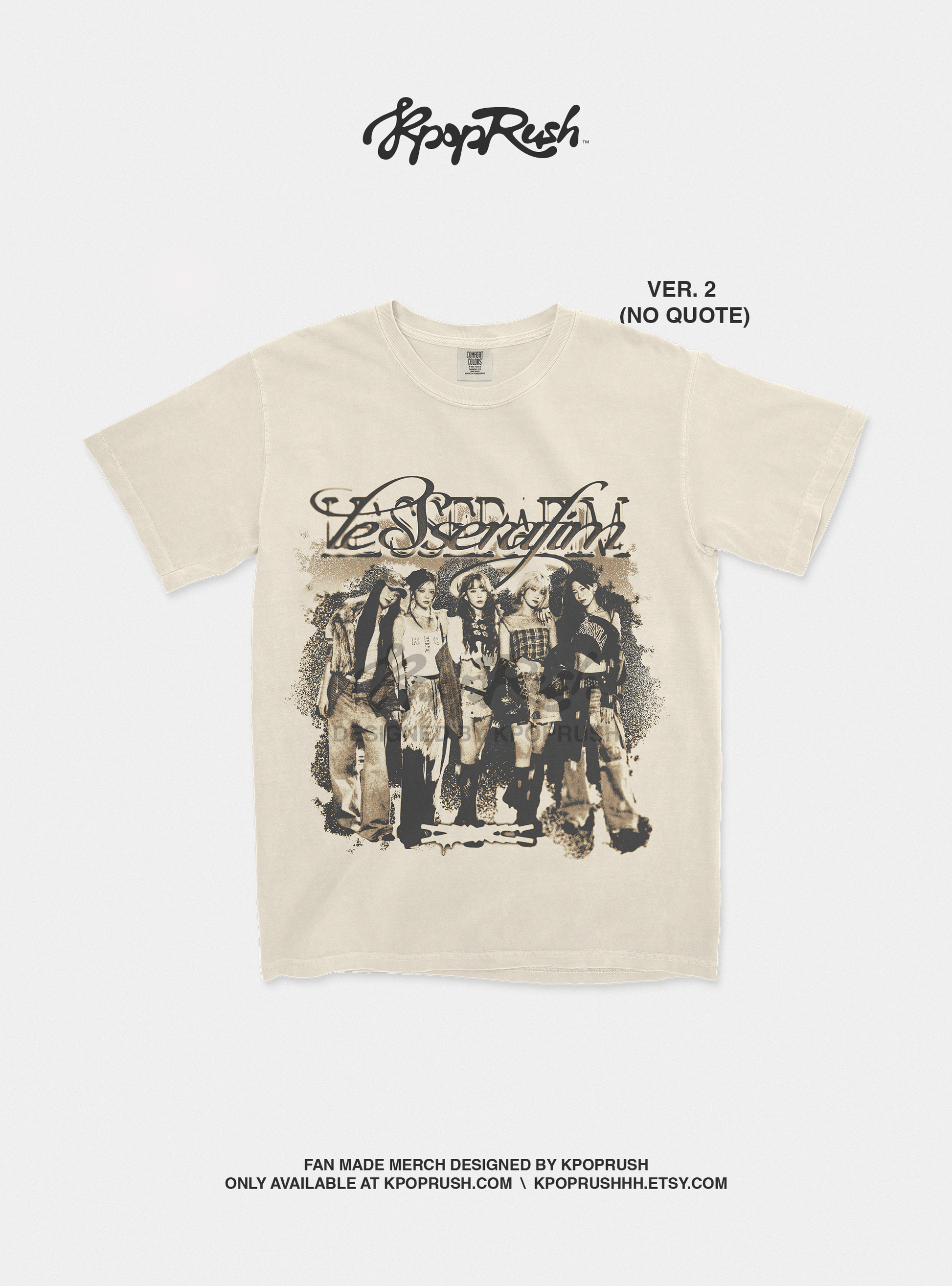 LE SSERAFIM 'Burning Hot' T Shirt