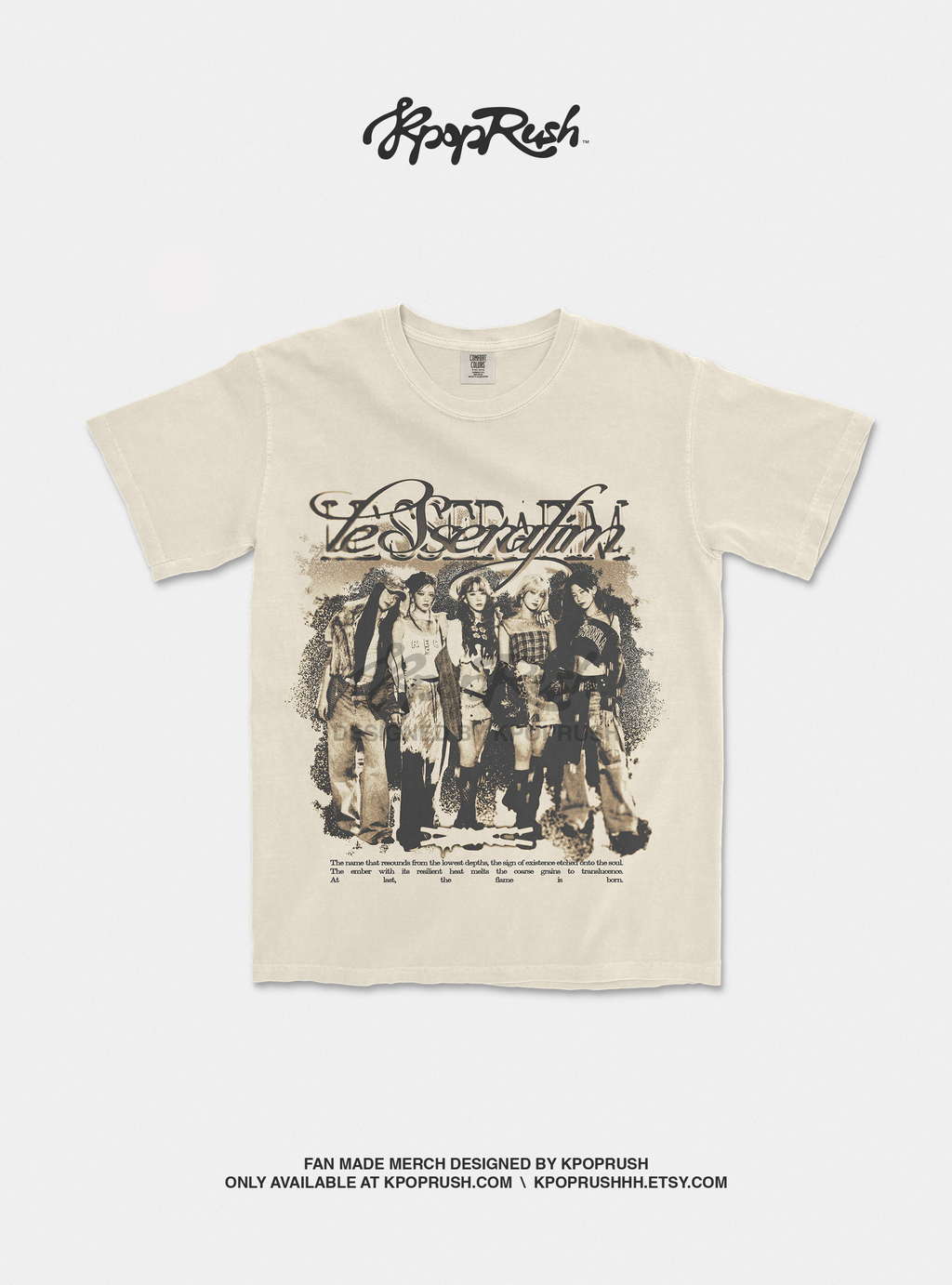 LE SSERAFIM 'Burning Hot' T Shirt