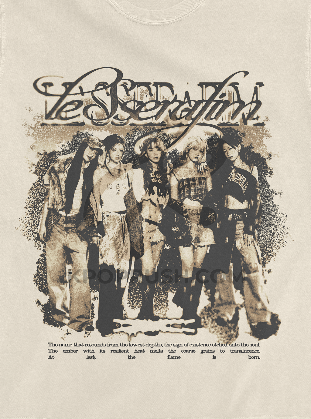 LE SSERAFIM 'Burning Hot' T Shirt