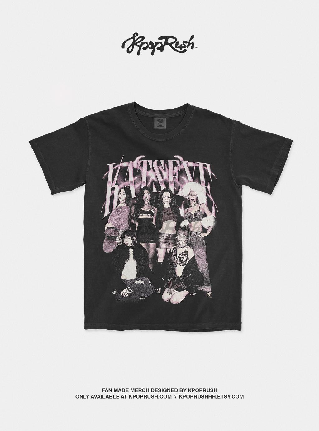 KATSEYE Vintage Bootleg T Shirt