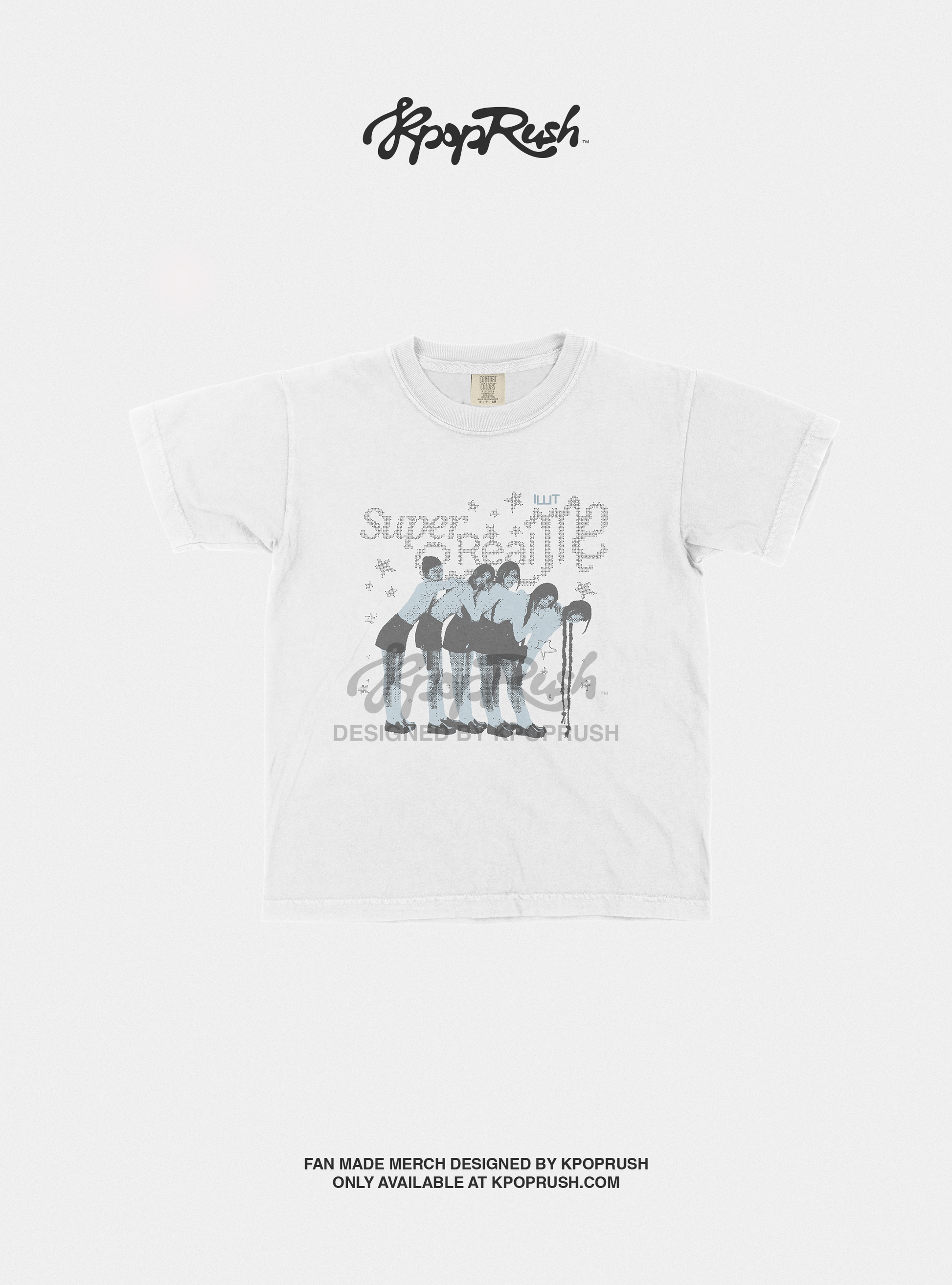 Illit Bitmap Super Real Me Baby Tee