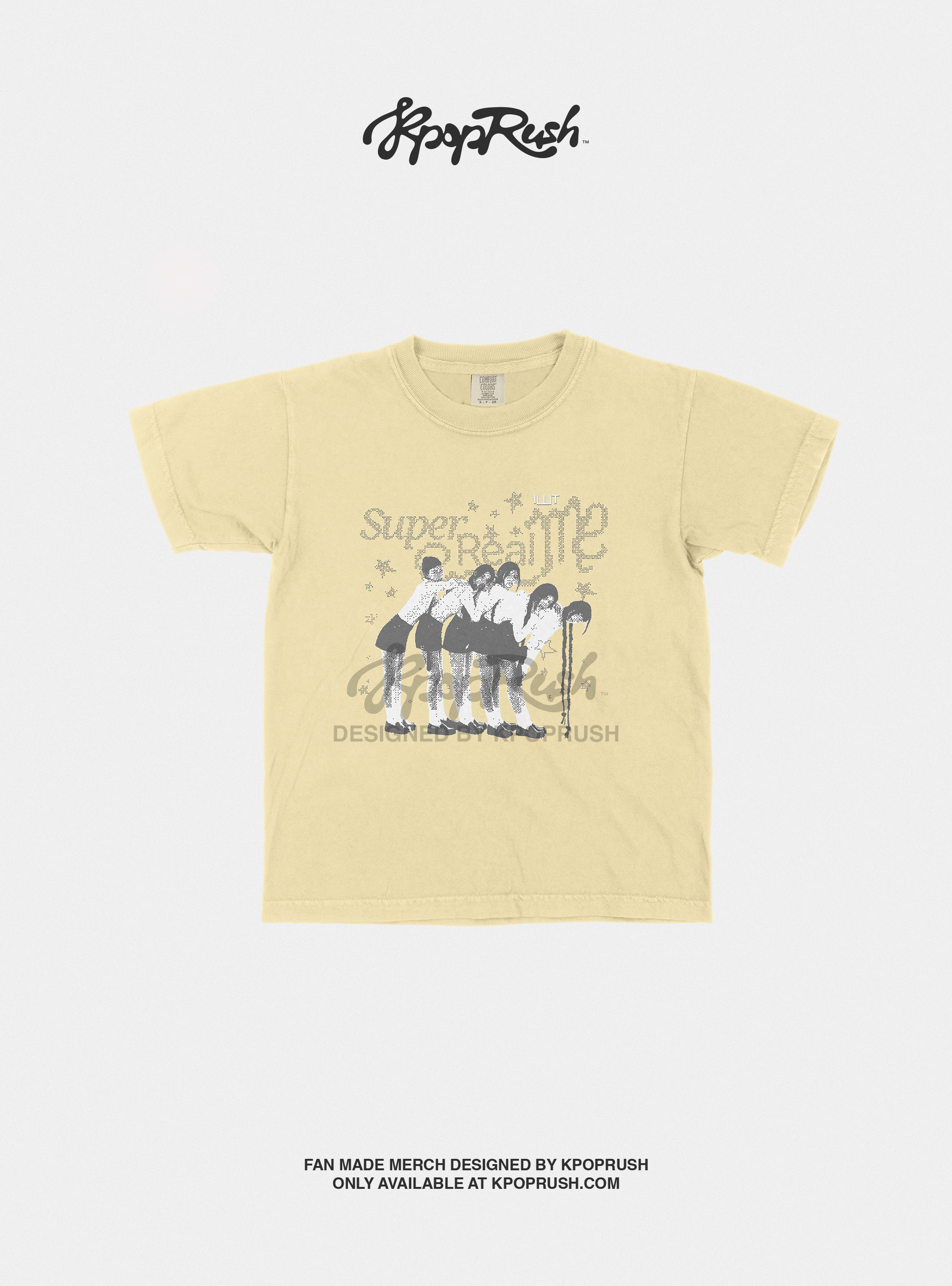 Illit Bitmap Super Real Me Baby Tee