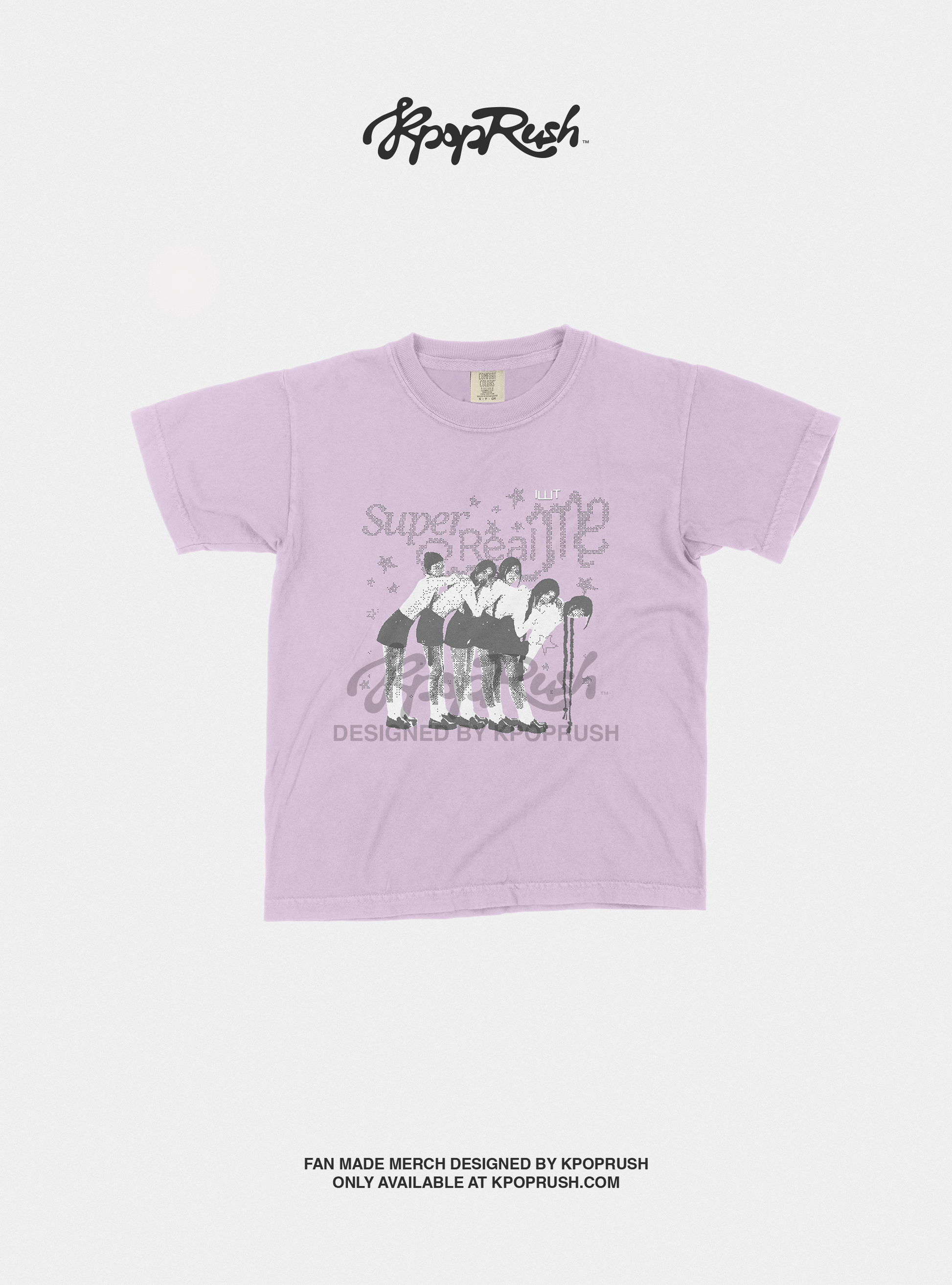 Illit Bitmap Super Real Me Baby Tee