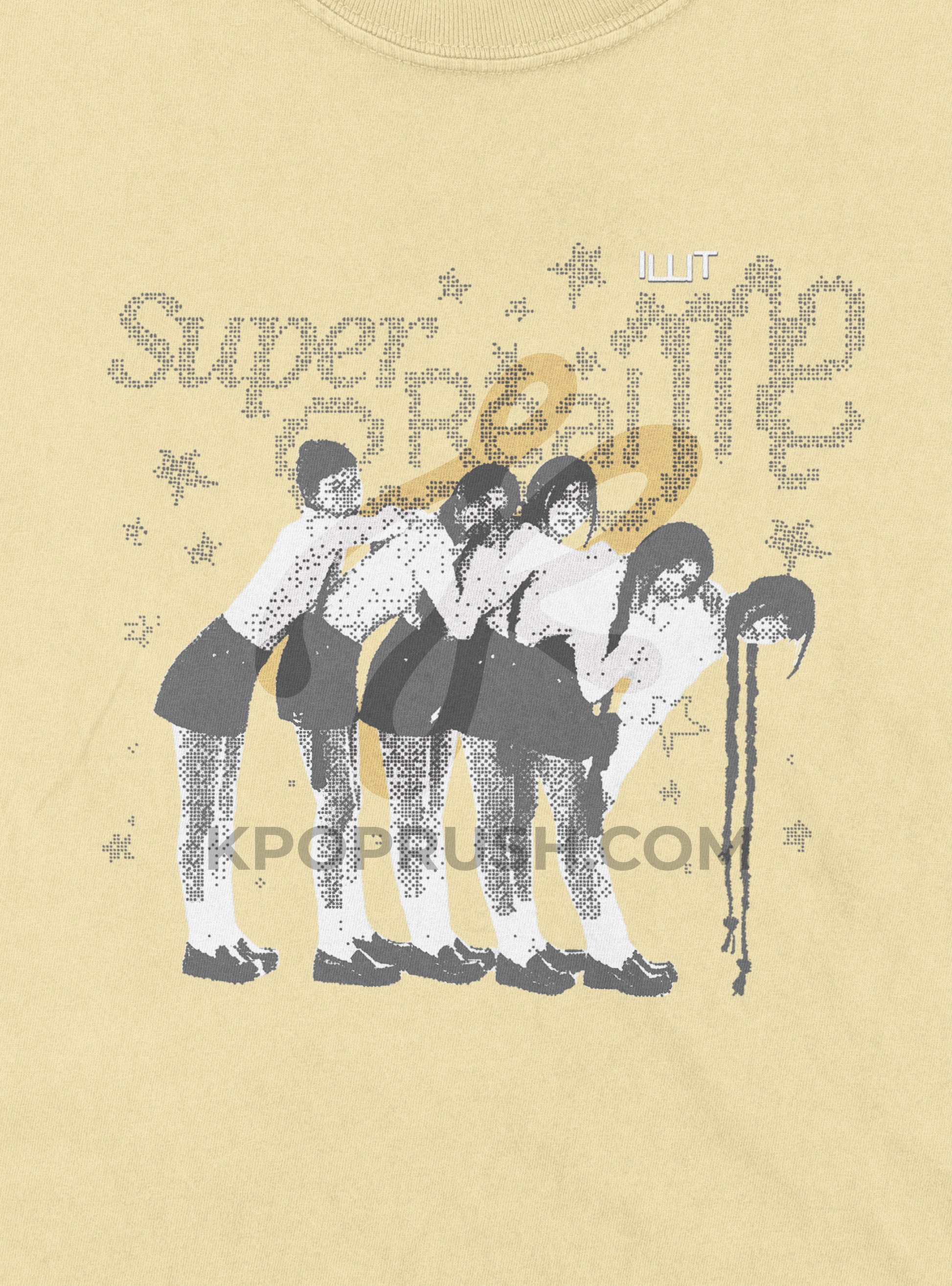 Illit Bitmap Super Real Me Baby Tee