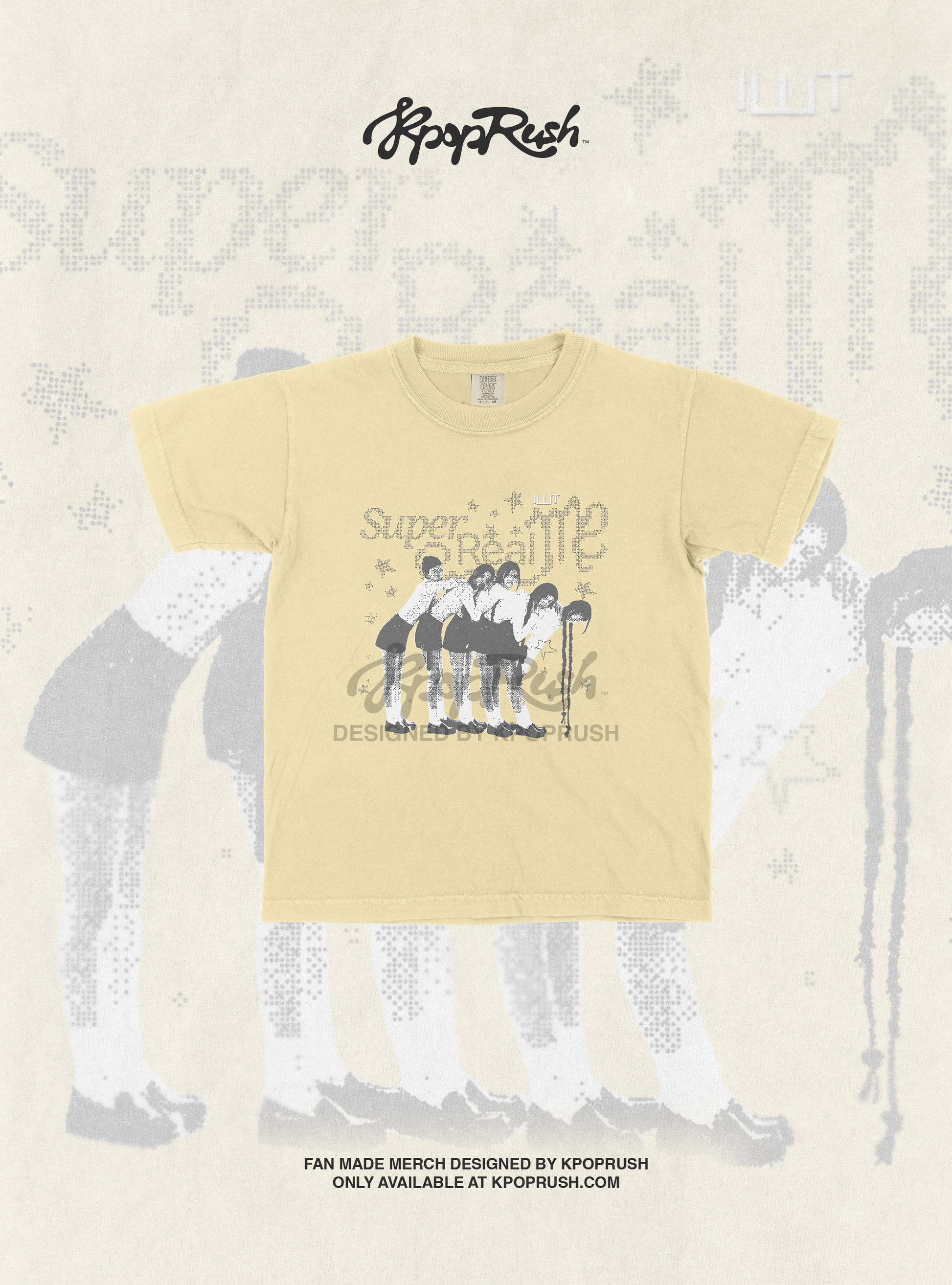 Illit Bitmap Super Real Me Baby Tee