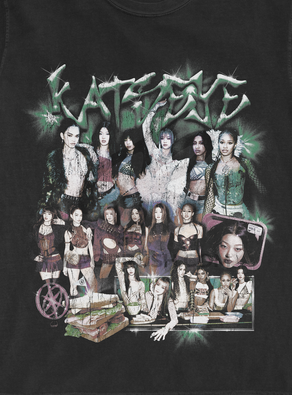 KATSEYE 'Gnarly' Vintage T Shirt