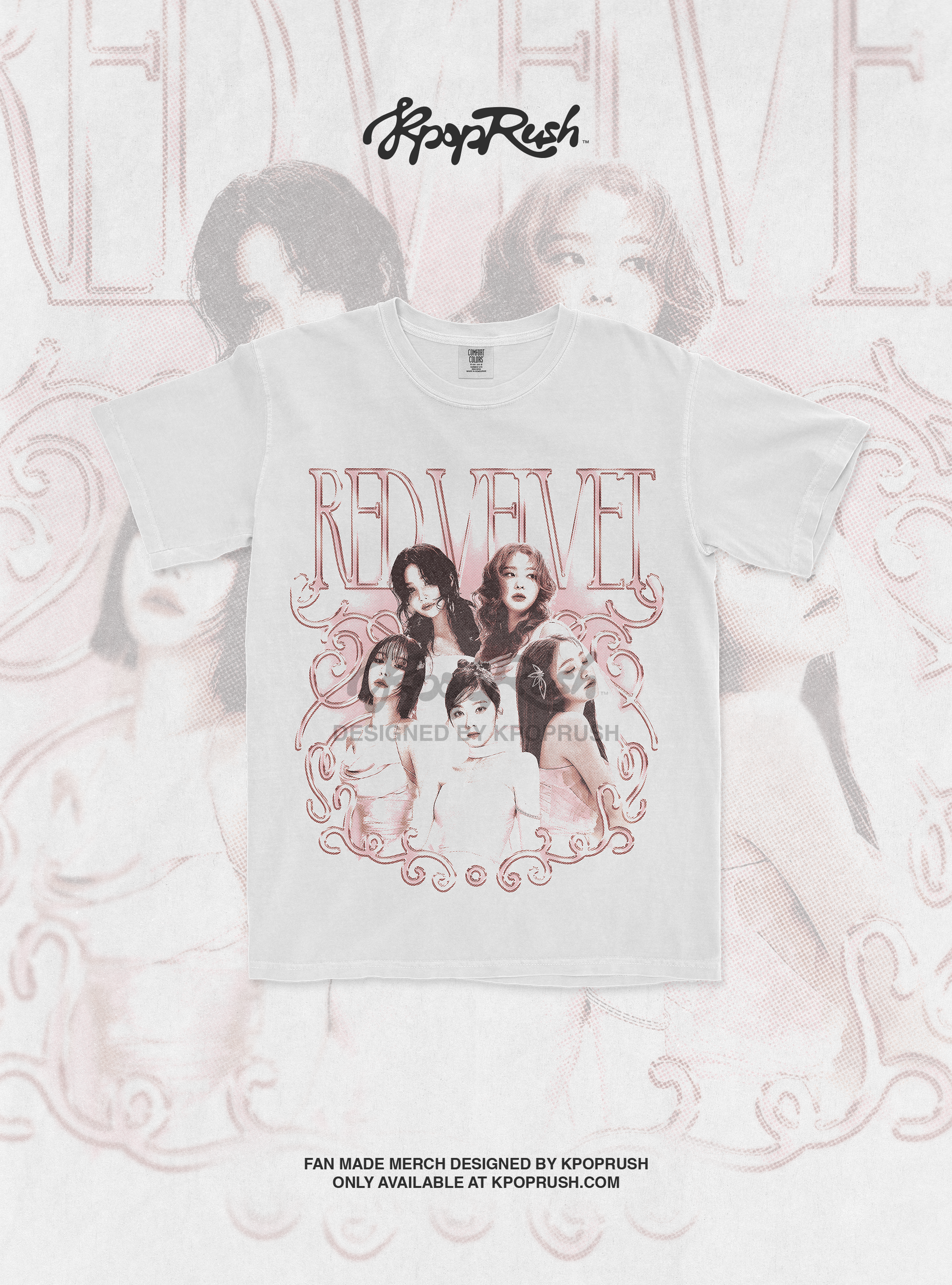 RED VELVET Vintage Graphic T Shirt