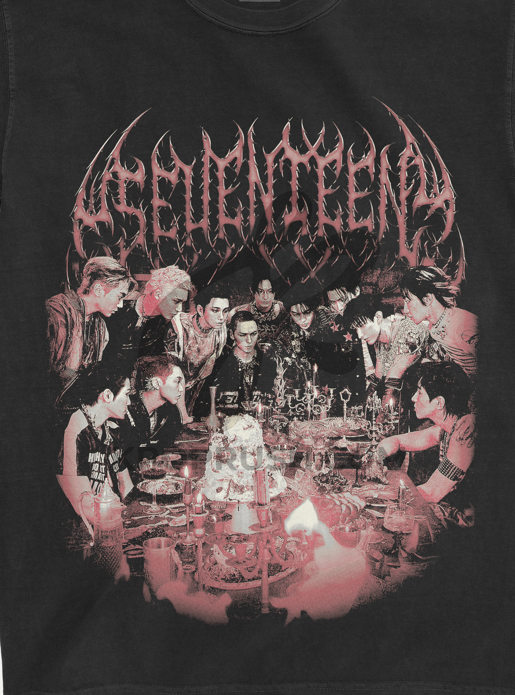 SEVENTEEN Vintage Graphic T Shirt