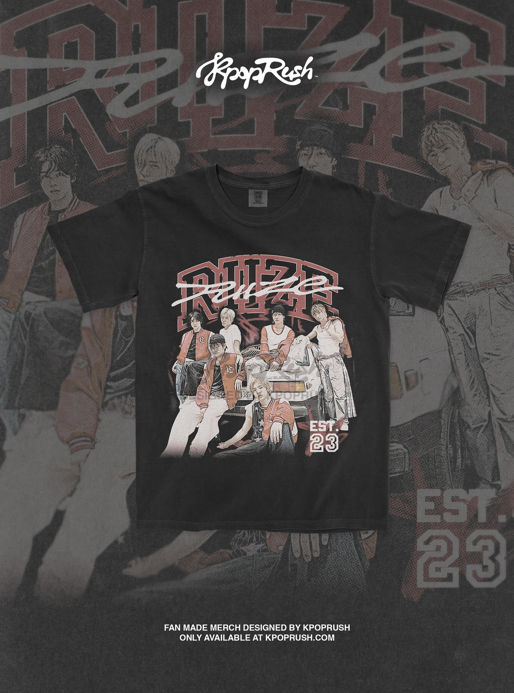 RIIZE Vintage Band Tee
