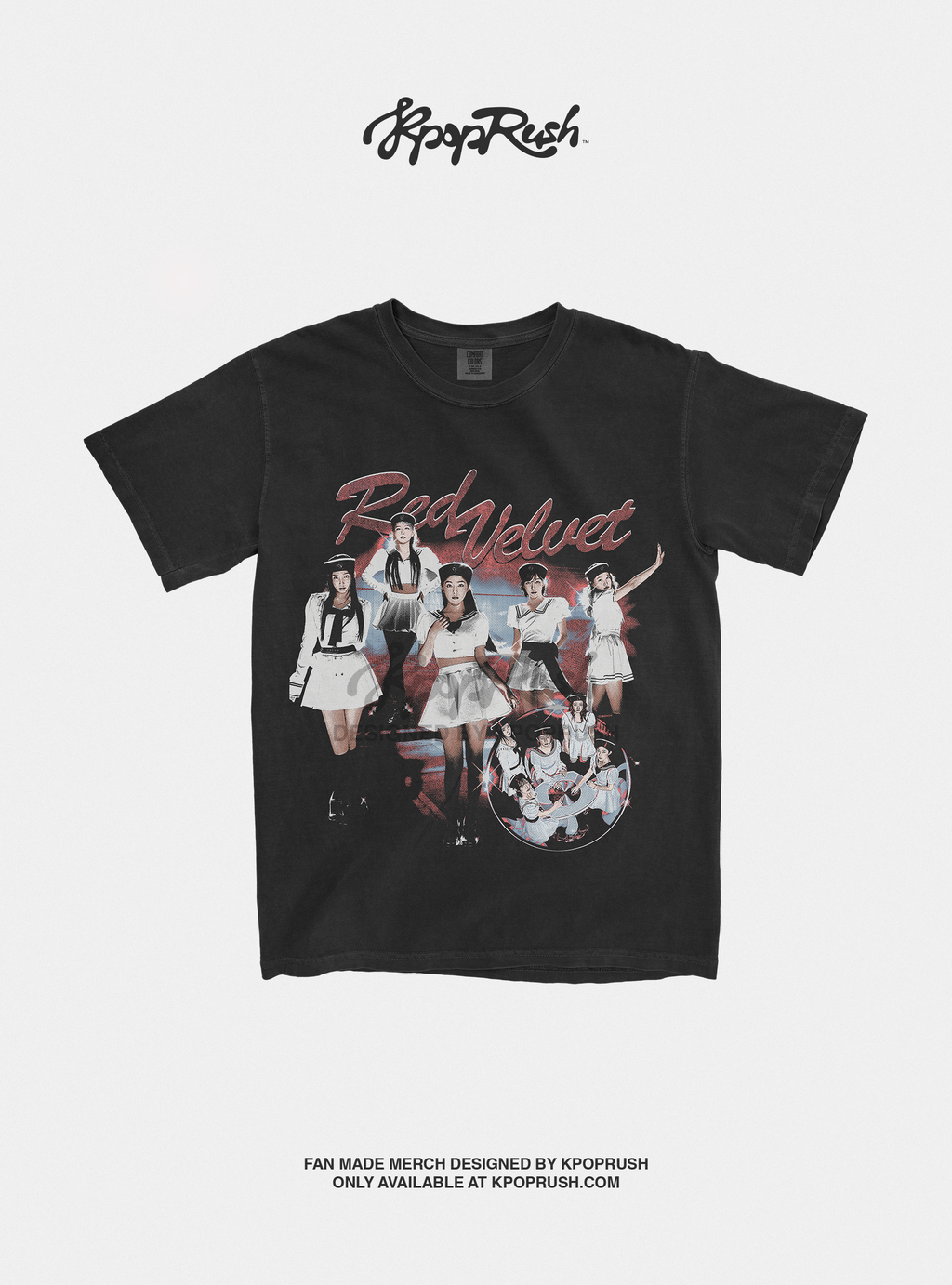 RED VELVET Vintage Band Graphic Tee