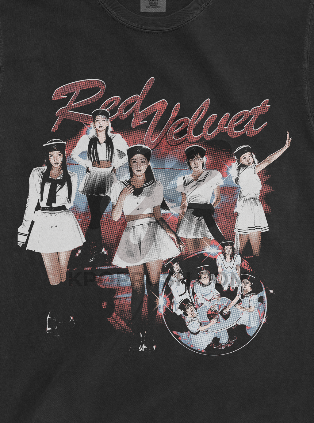RED VELVET Vintage Band Graphic Tee