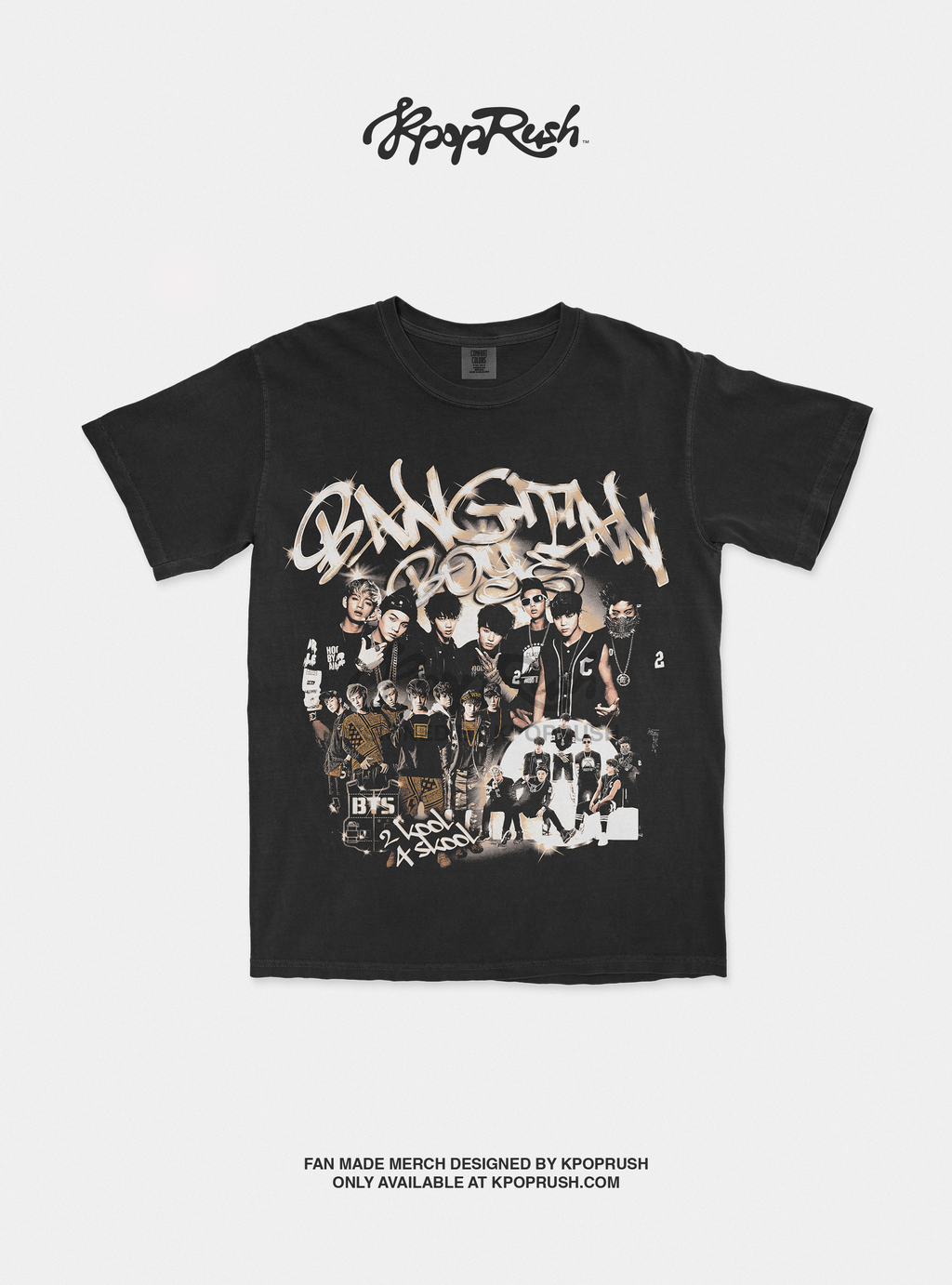 BTS 2 Kool 4 Skool Vintage Graphic T Shirt