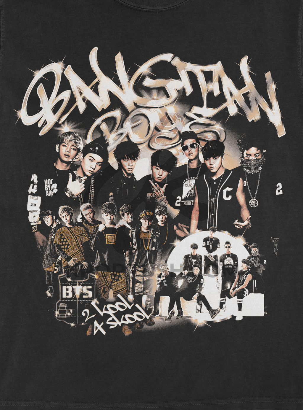 BTS 2 Kool 4 Skool Vintage Graphic T Shirt
