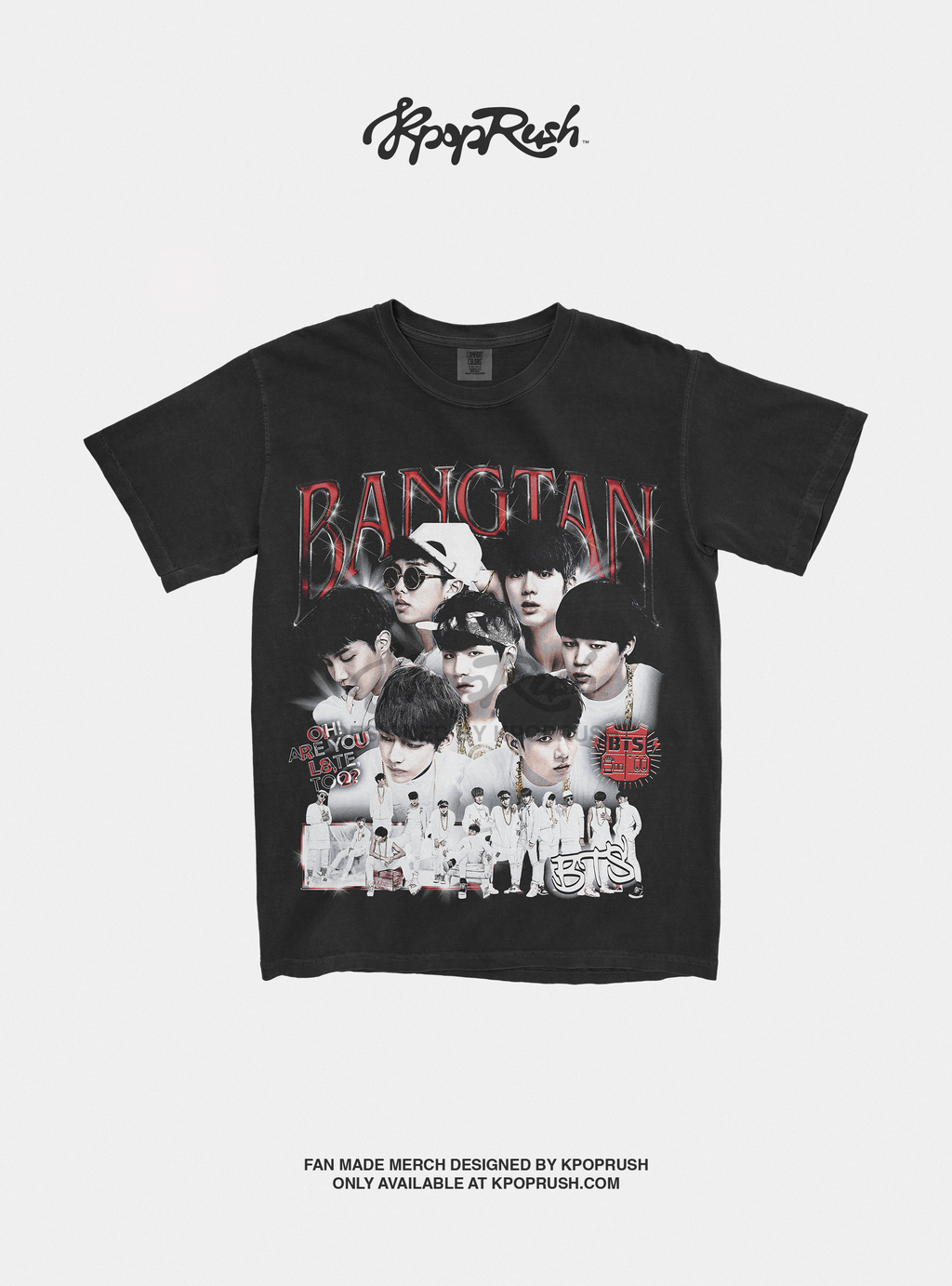 BTS ORUL82? Vintage Graphic T Shirt