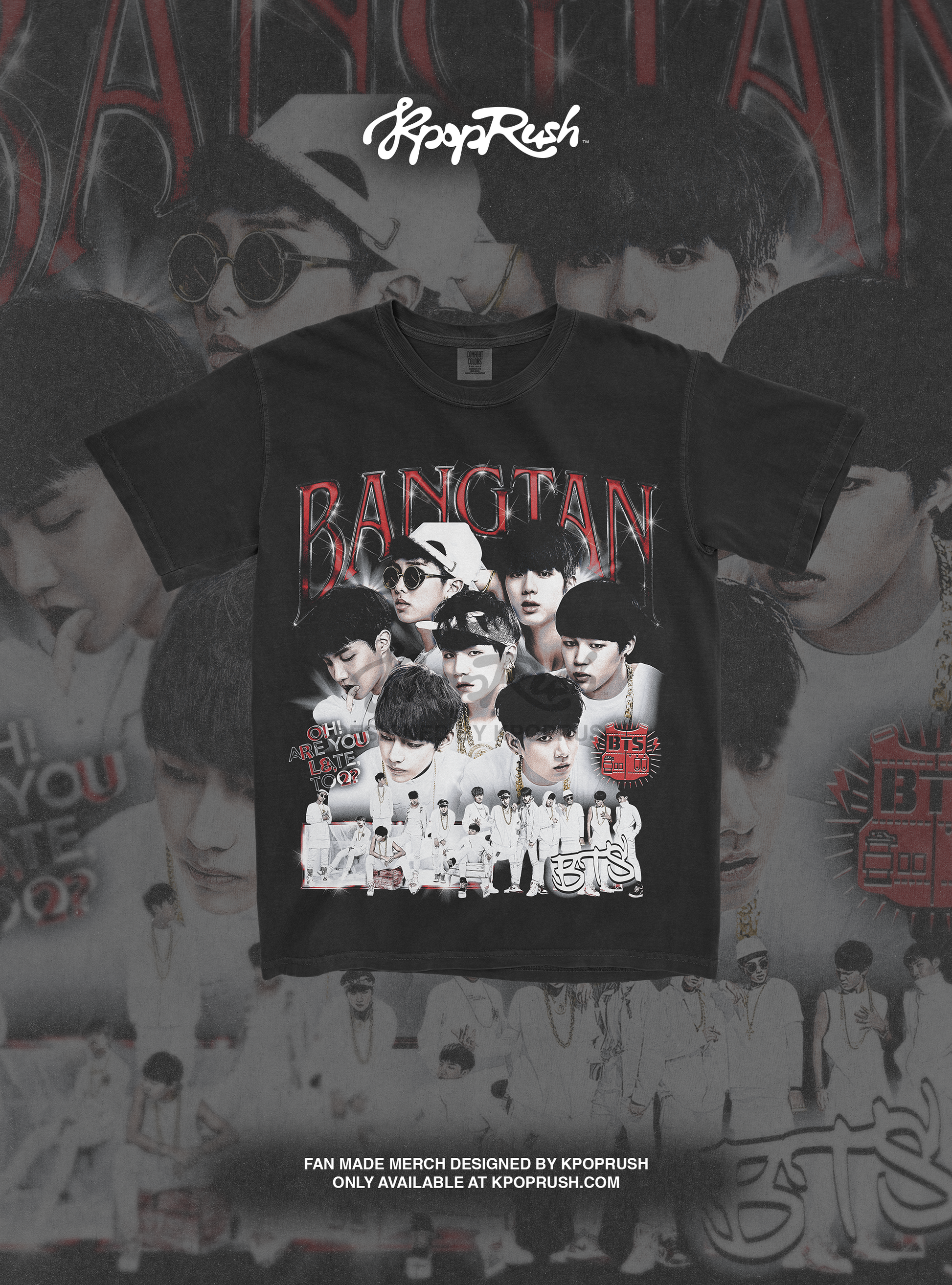 BTS ORUL82? Vintage Graphic T Shirt