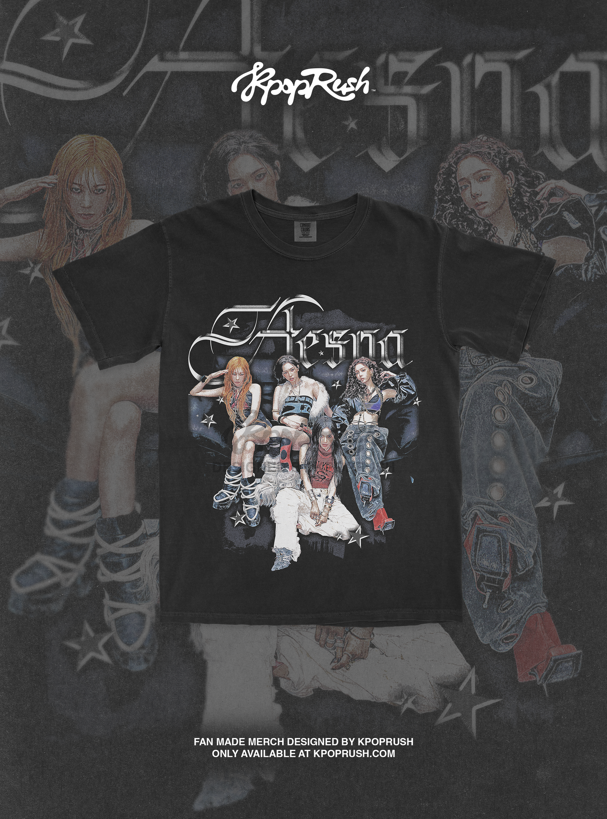 Aespa Vintage T Shirt