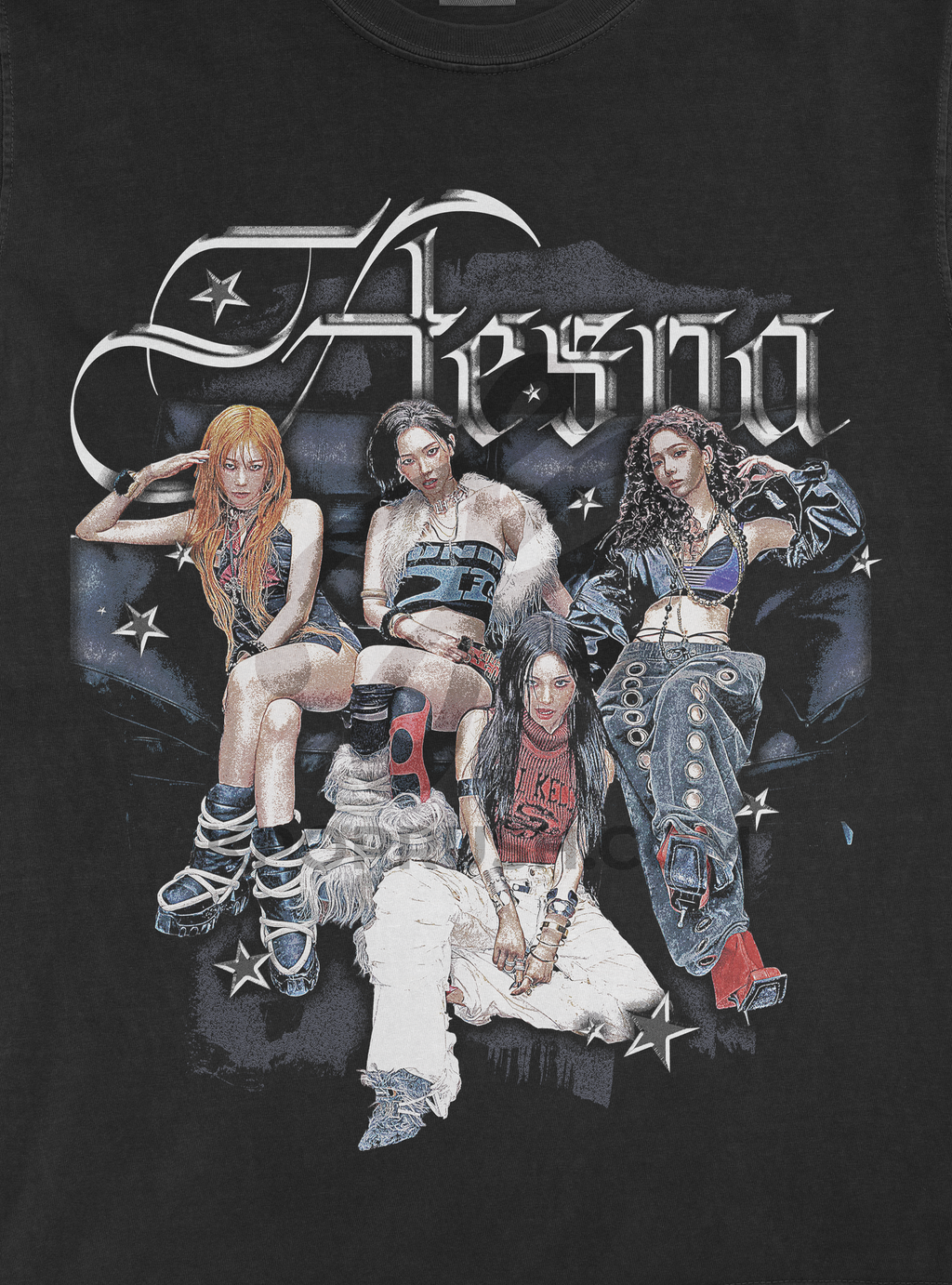 Aespa Vintage T Shirt