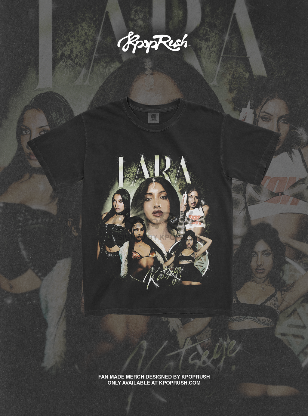 KATSEYE Lara 'Beautiful Chaos' Vintage Bootleg T Shirt